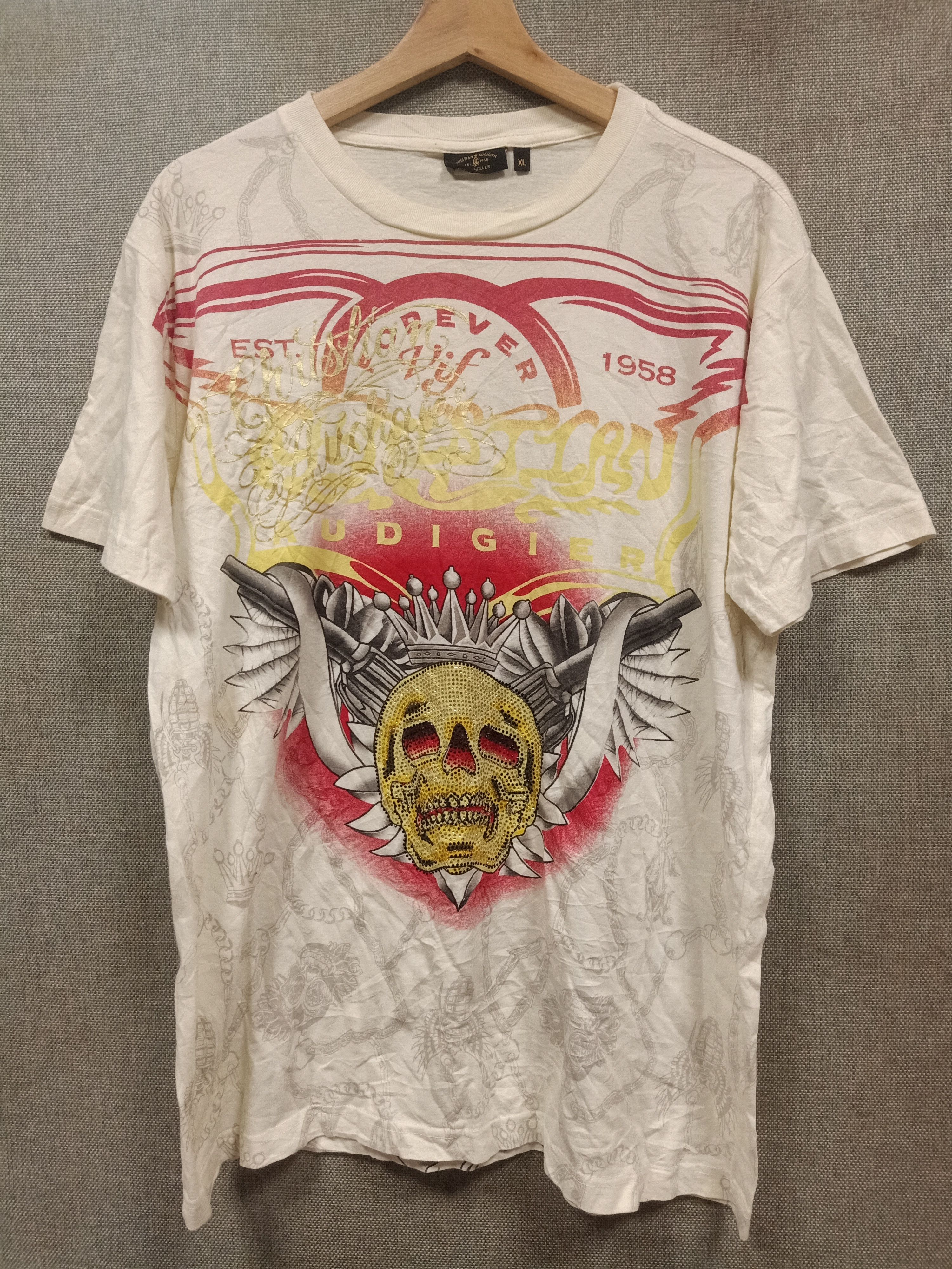 Ed Hardy T shirt christian audigier made in usa Size US L / EU 52-54 / 3 - 1 Thumbnail