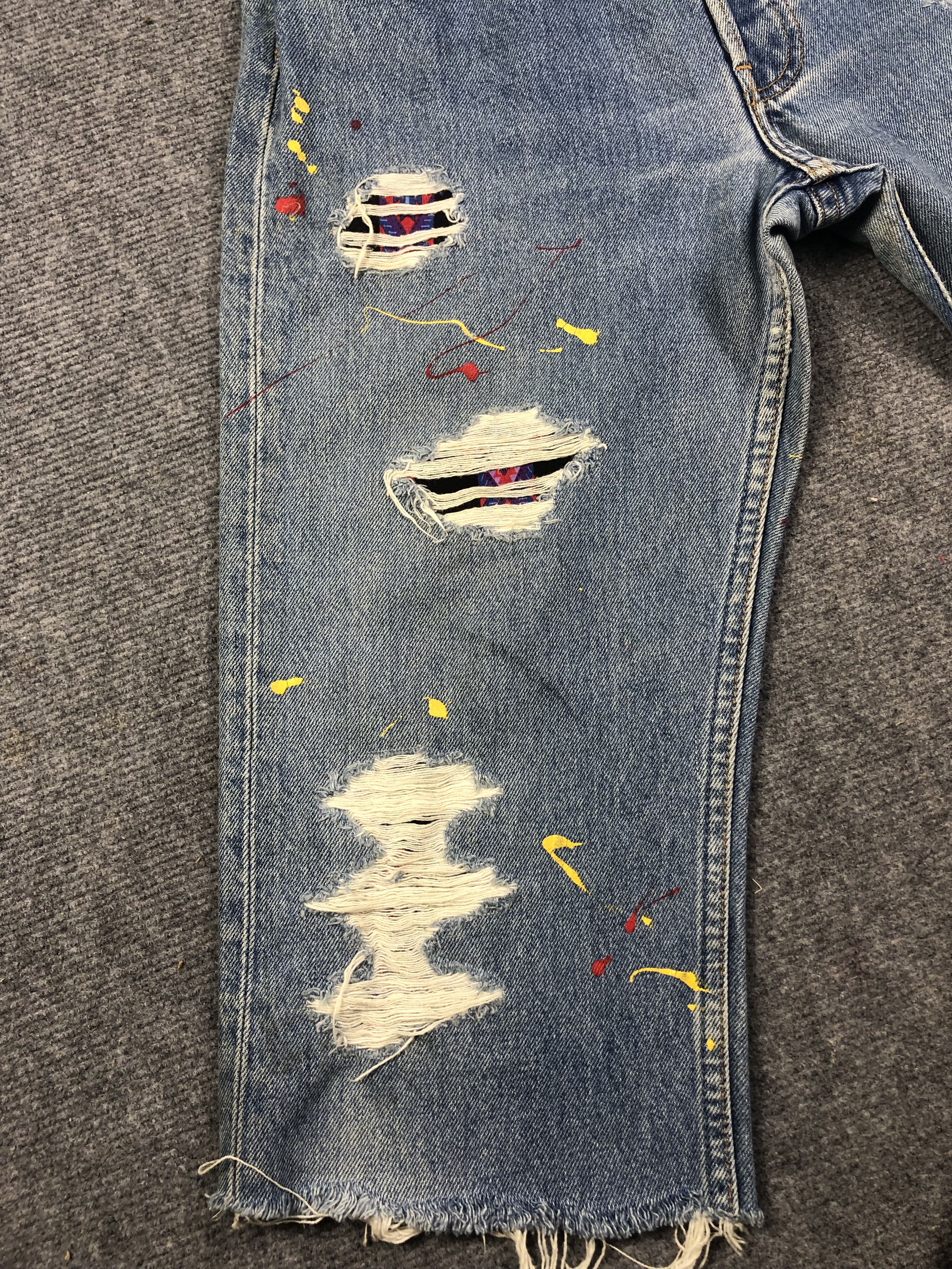 Levi's Vintage Levis 501 Custom 29x18 Size US 29 - 7 Thumbnail