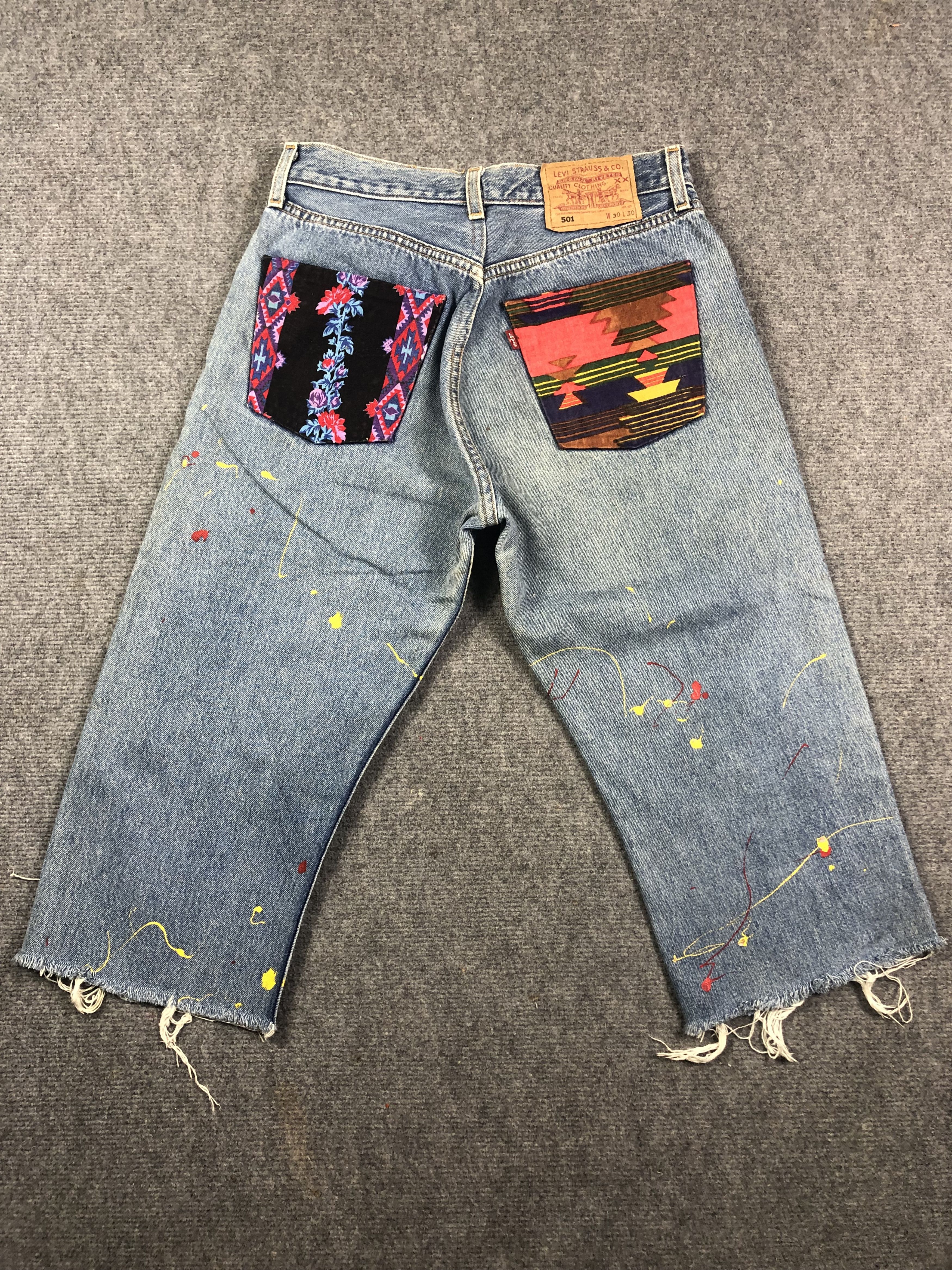 Levi's Vintage Levis 501 Custom 29x18 Size US 29 - 11 Thumbnail