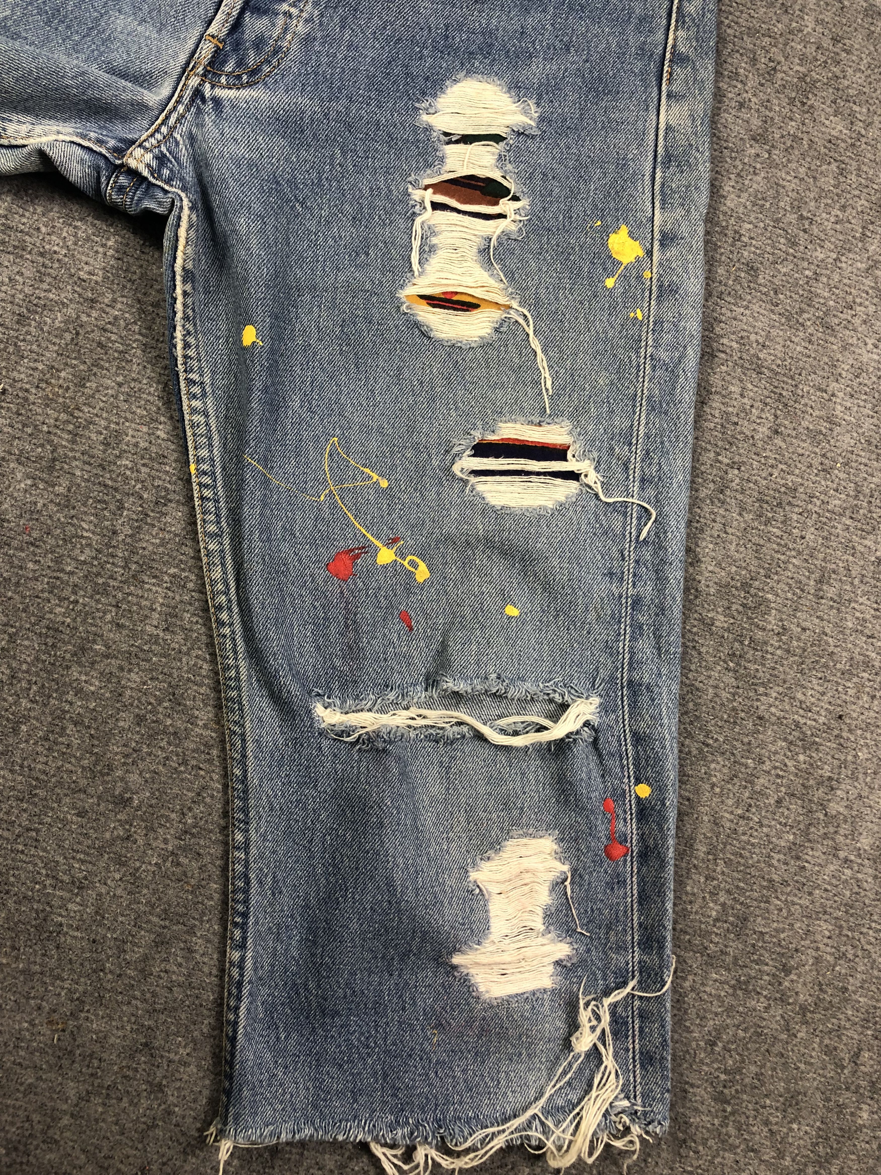 Levi's Vintage Levis 501 Custom 29x18 Size US 29 - 6 Thumbnail