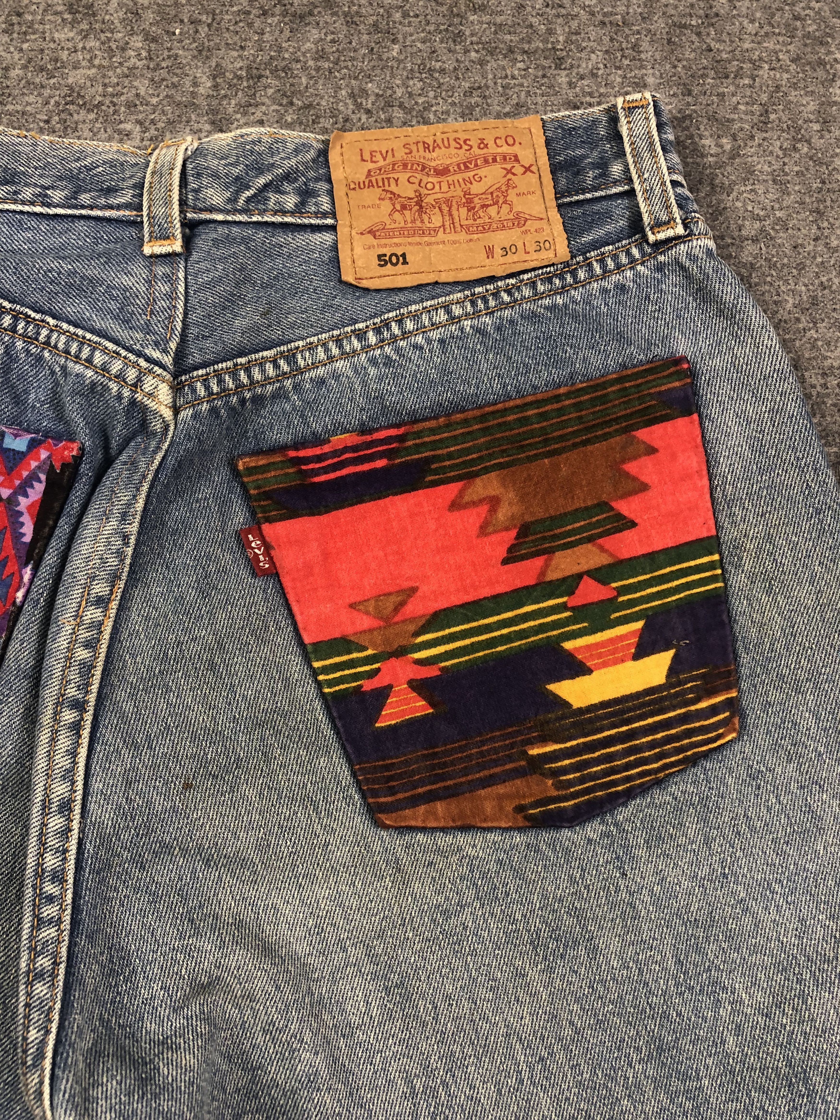 Levi's Vintage Levis 501 Custom 29x18 Size US 29 - 10 Thumbnail