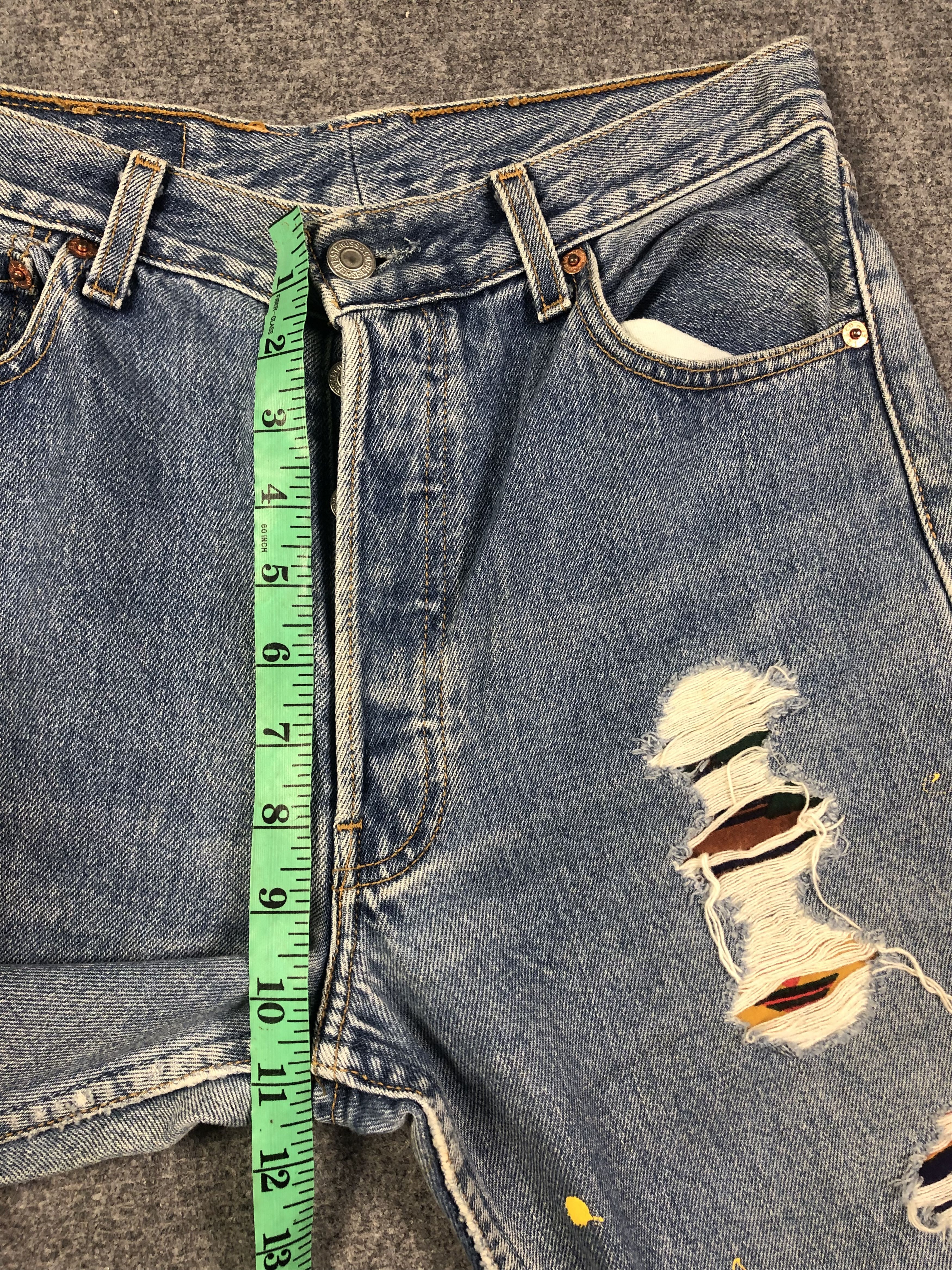 Levi's Vintage Levis 501 Custom 29x18 Size US 29 - 5 Thumbnail
