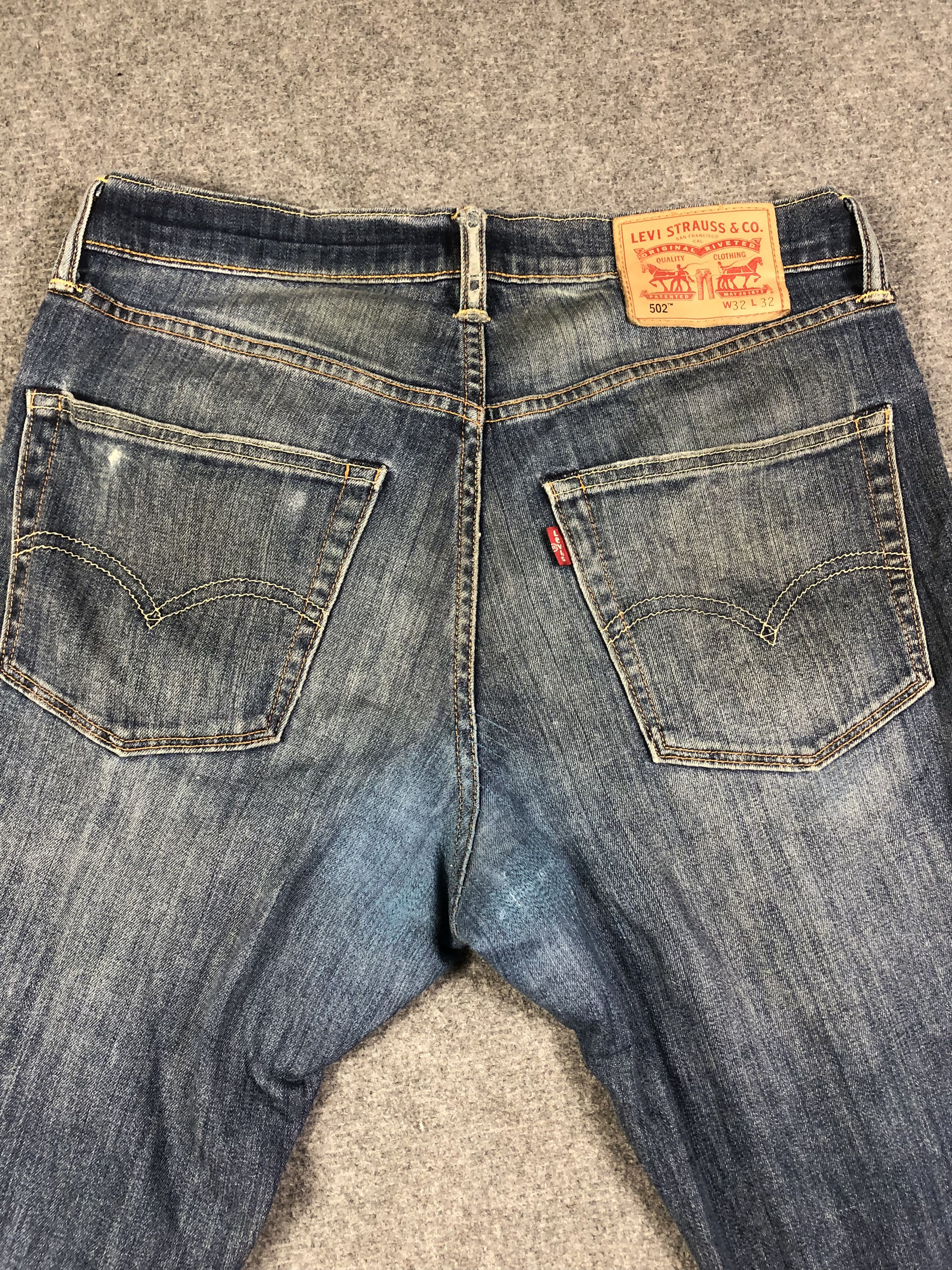 Levi's Faded blue Levis 502 Jeans 33x29.5 Size US 33 - 10 Thumbnail