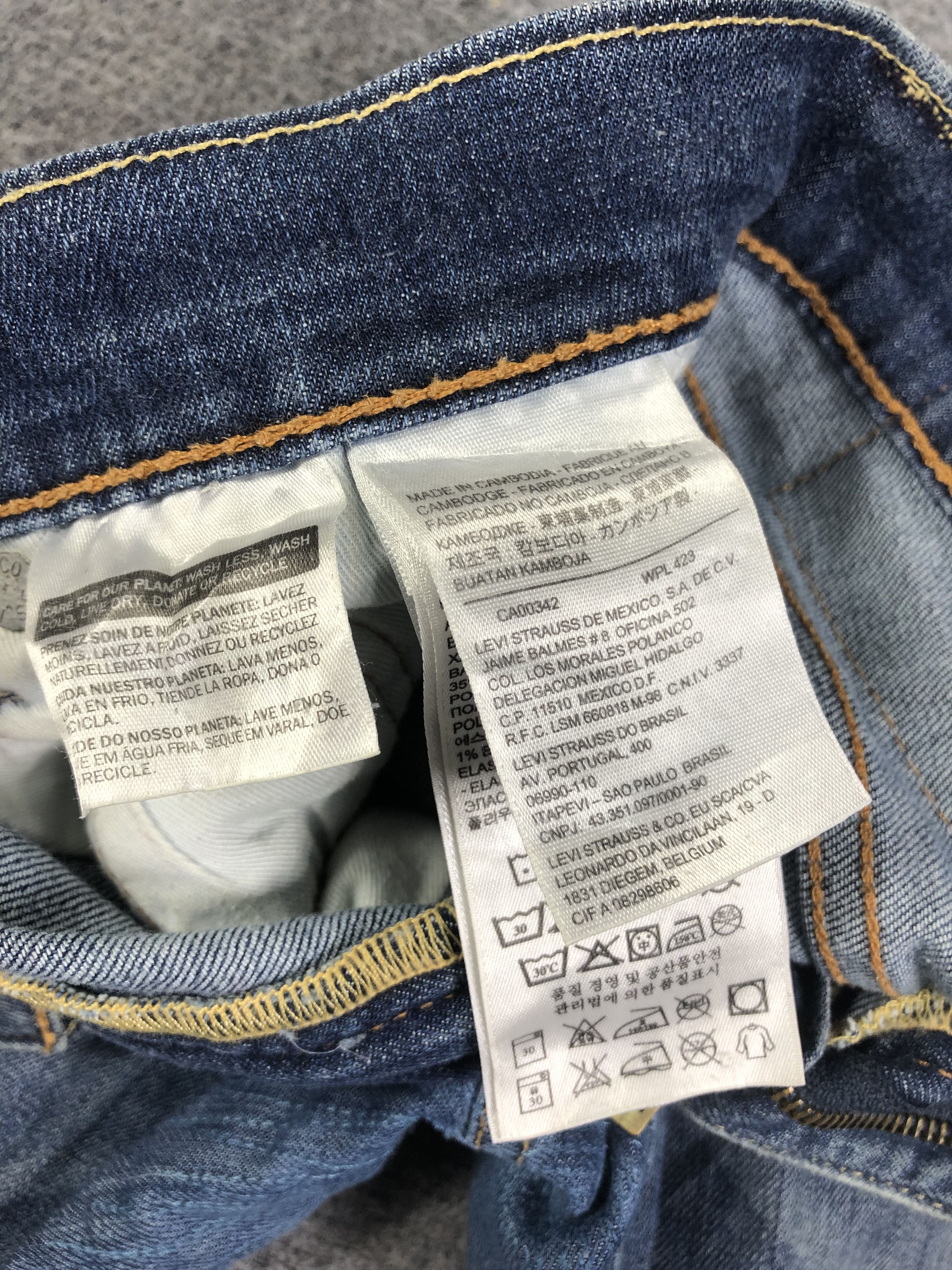 Levi's Faded blue Levis 502 Jeans 33x29.5 Size US 33 - 4 Thumbnail