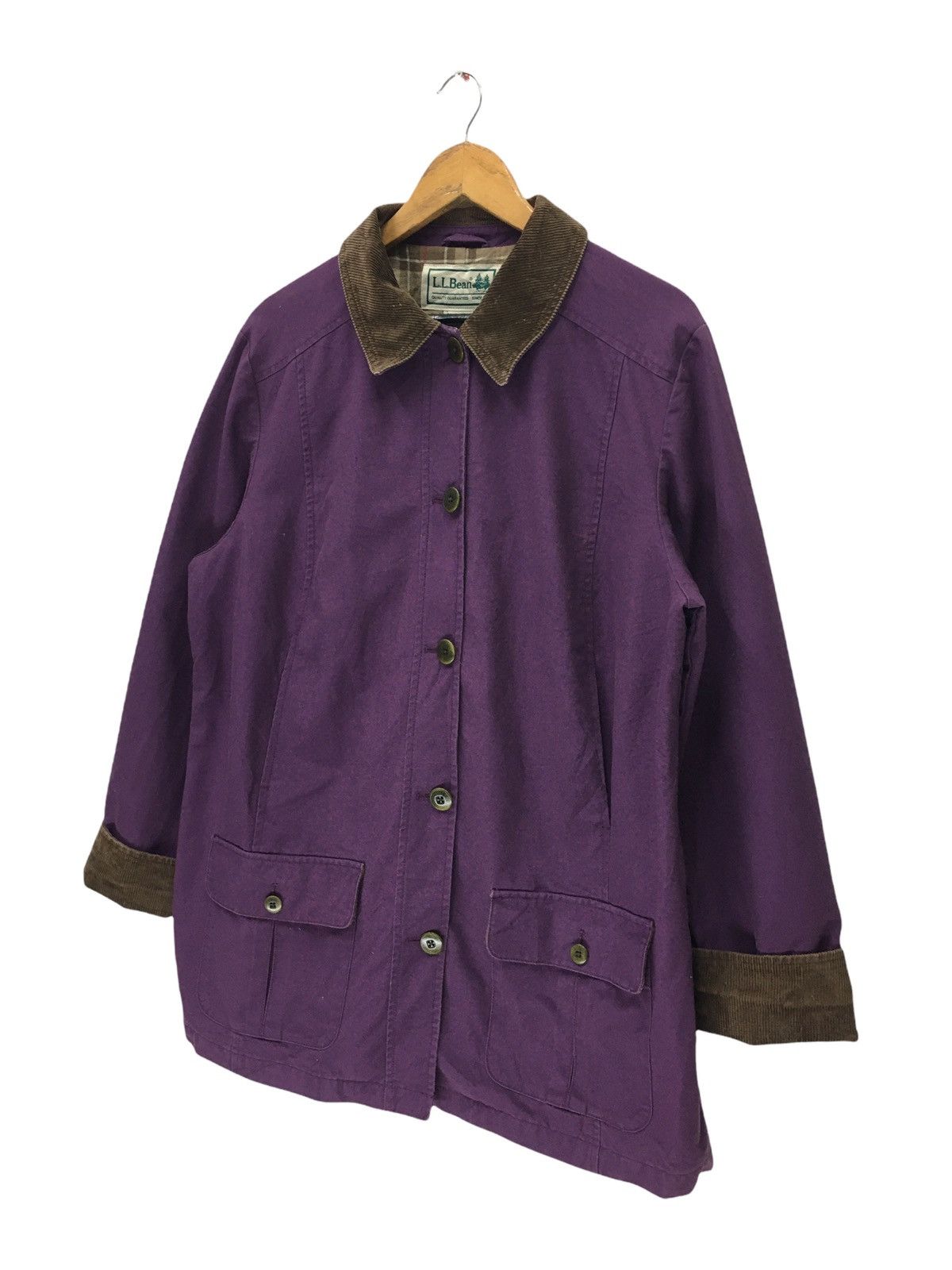 L.L. Bean × Vintage Vintage L.L Bean Outdoor Purple Jacket Size US L / EU 52-54 / 3 - 4 Thumbnail
