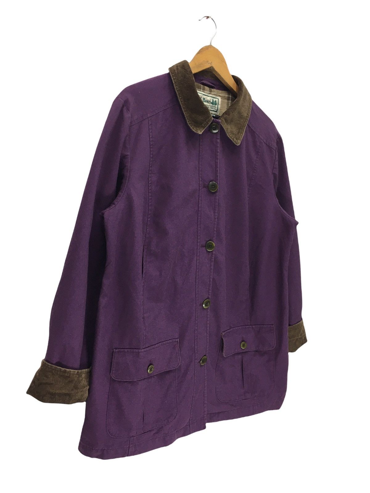 L.L. Bean × Vintage Vintage L.L Bean Outdoor Purple Jacket Size US L / EU 52-54 / 3 - 3 Thumbnail