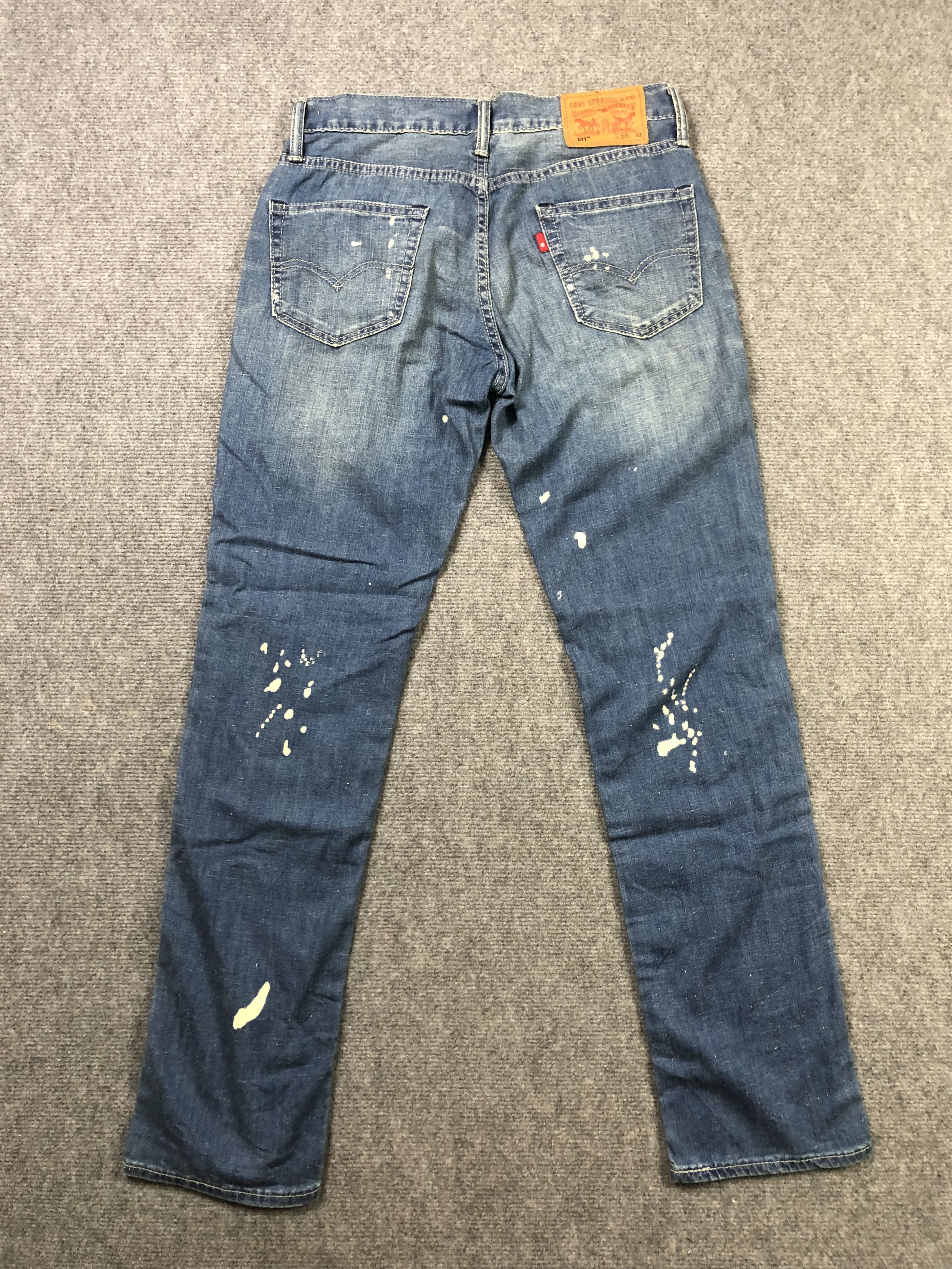 Levi's Levis 511 Paint Denim Jeans 31x31 Size US 31 - 12 Thumbnail