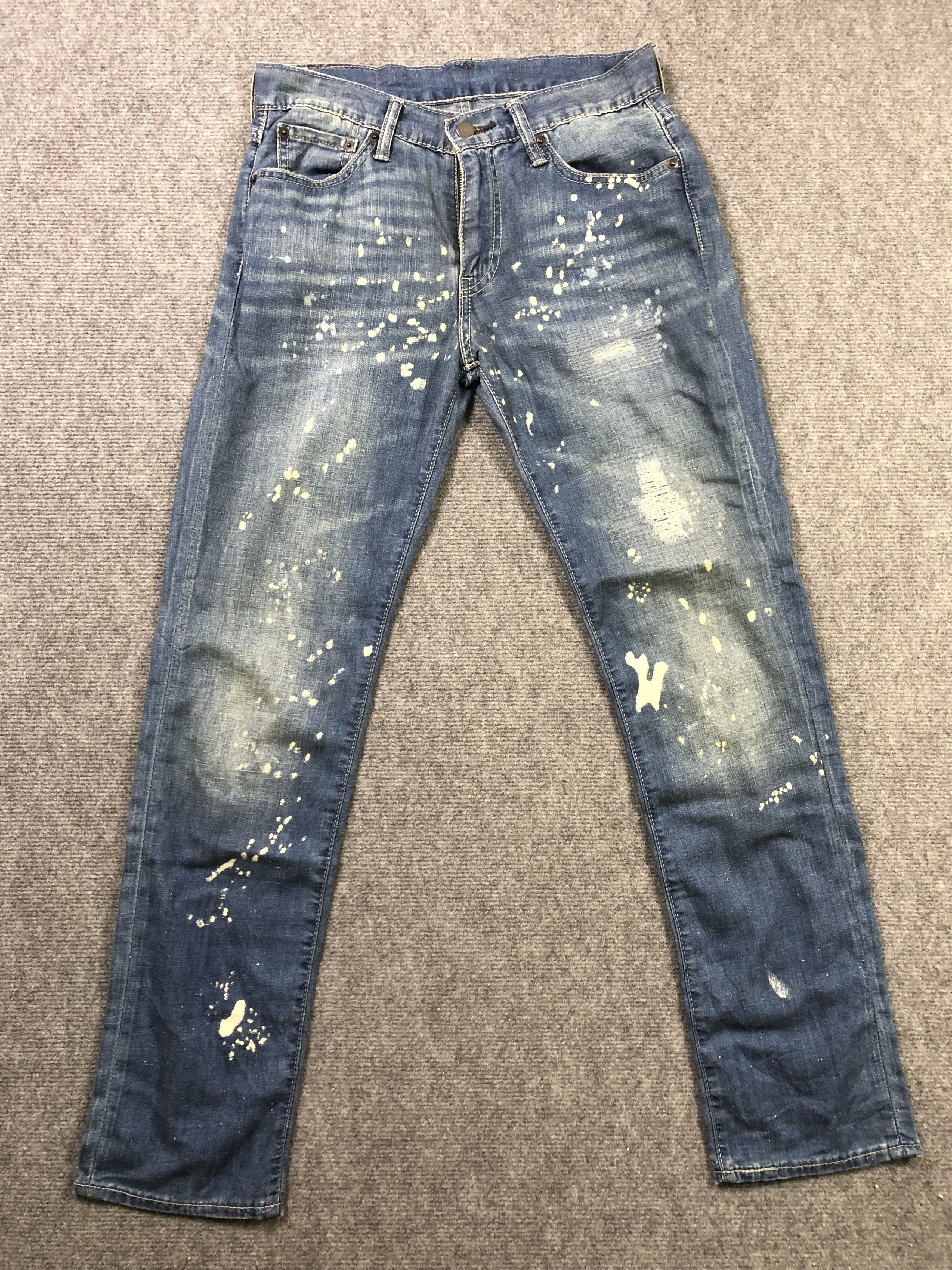 Levi's Levis 511 Paint Denim Jeans 31x31 Size US 31 - 1 Thumbnail