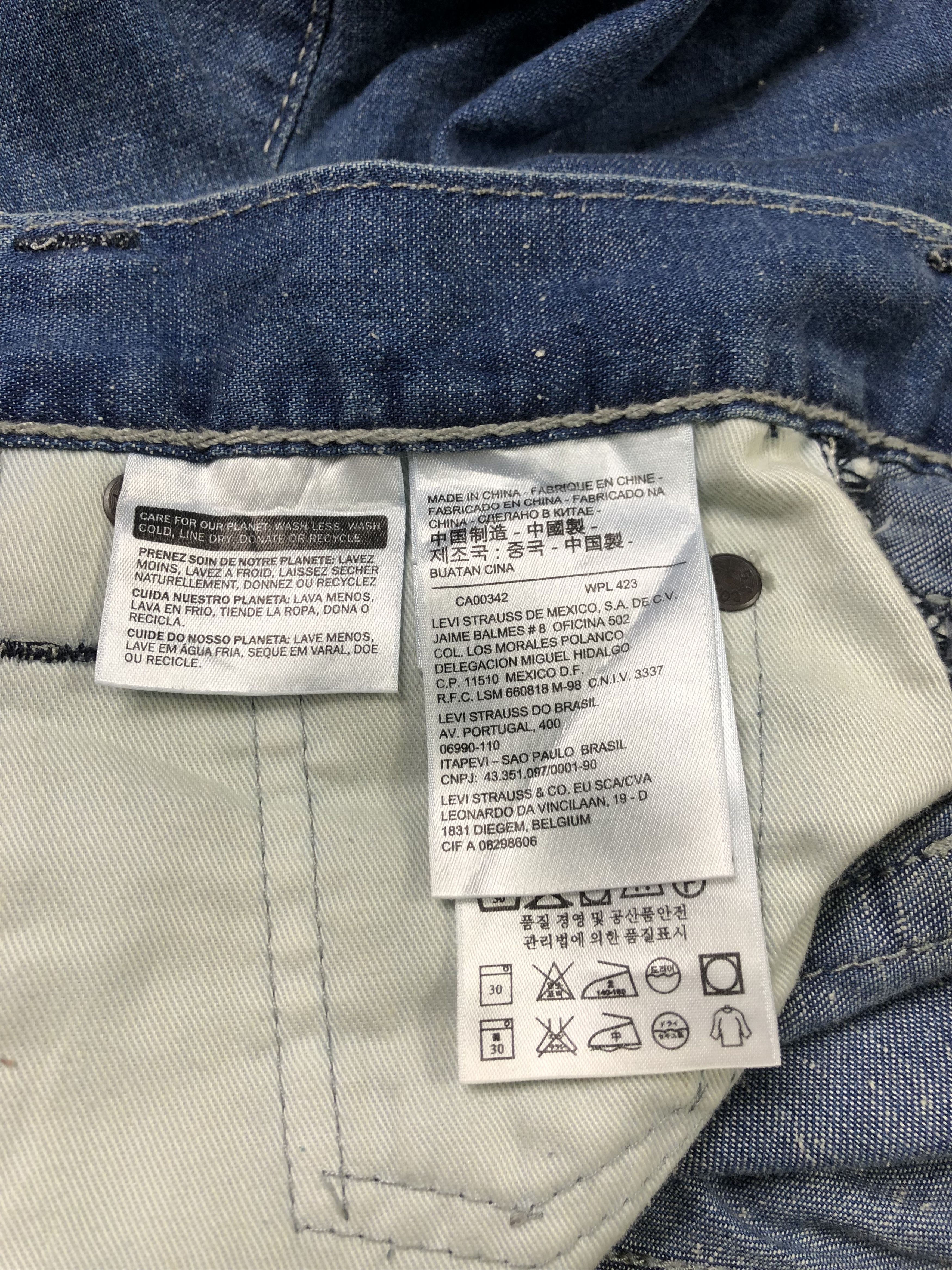 Levi's Levis 511 Paint Denim Jeans 31x31 Size US 31 - 7 Thumbnail