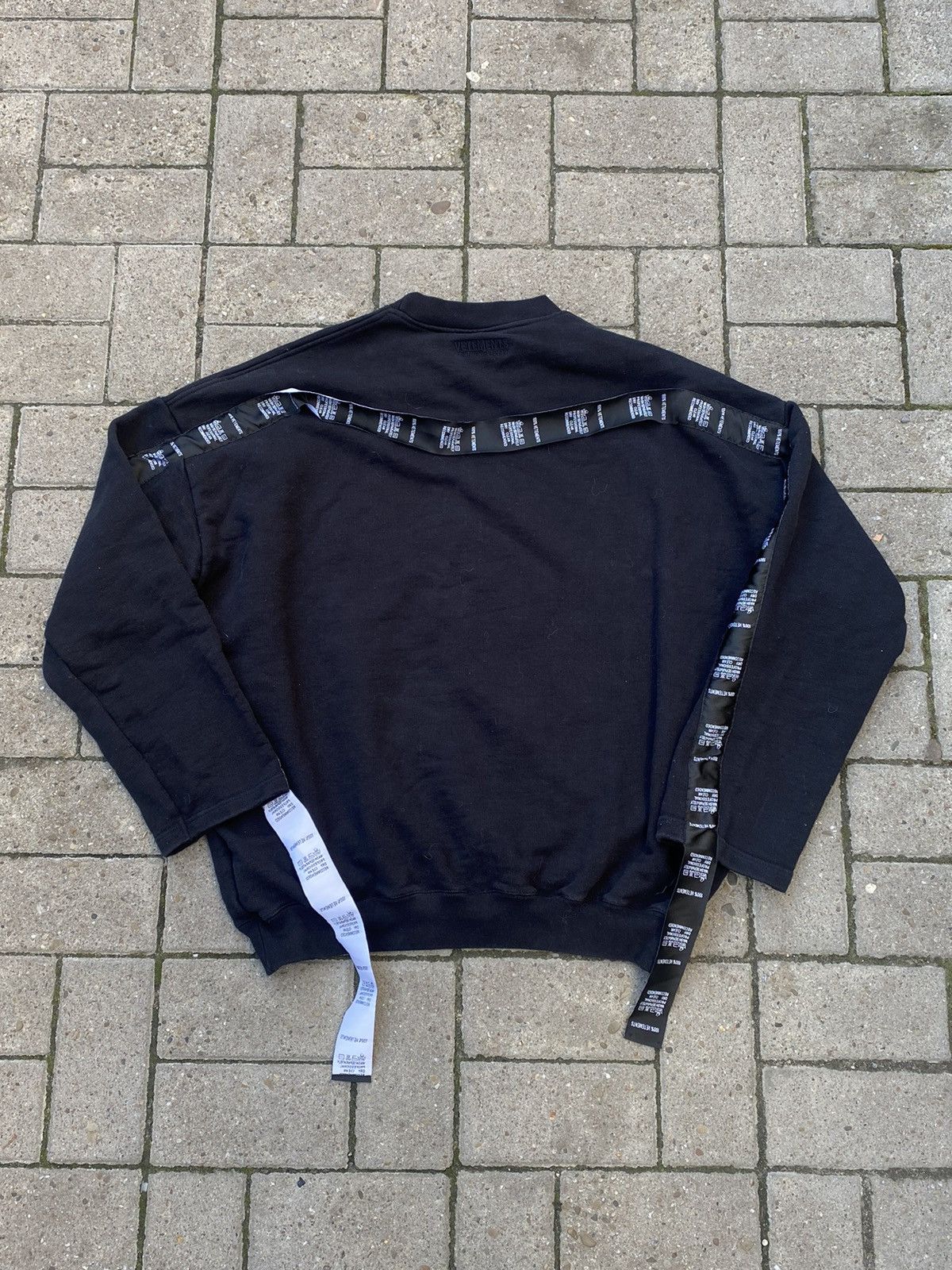 Vetements Vetements Tape Cotton Sweatshirt Size US L / EU 52-54 / 3 - 2 Thumbnail