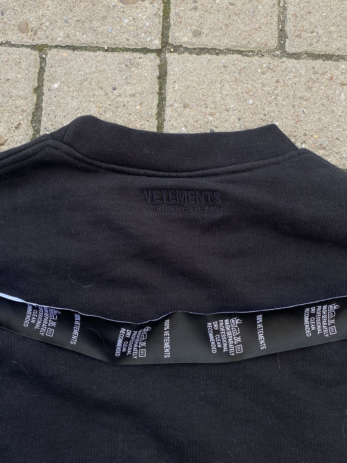 Vetements Vetements Tape Cotton Sweatshirt Size US L / EU 52-54 / 3 - 11 Thumbnail