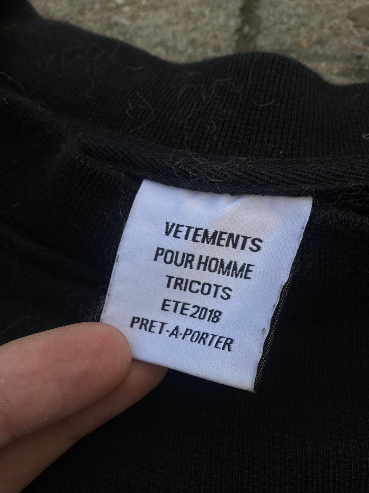 Vetements Vetements Tape Cotton Sweatshirt Size US L / EU 52-54 / 3 - 9 Thumbnail