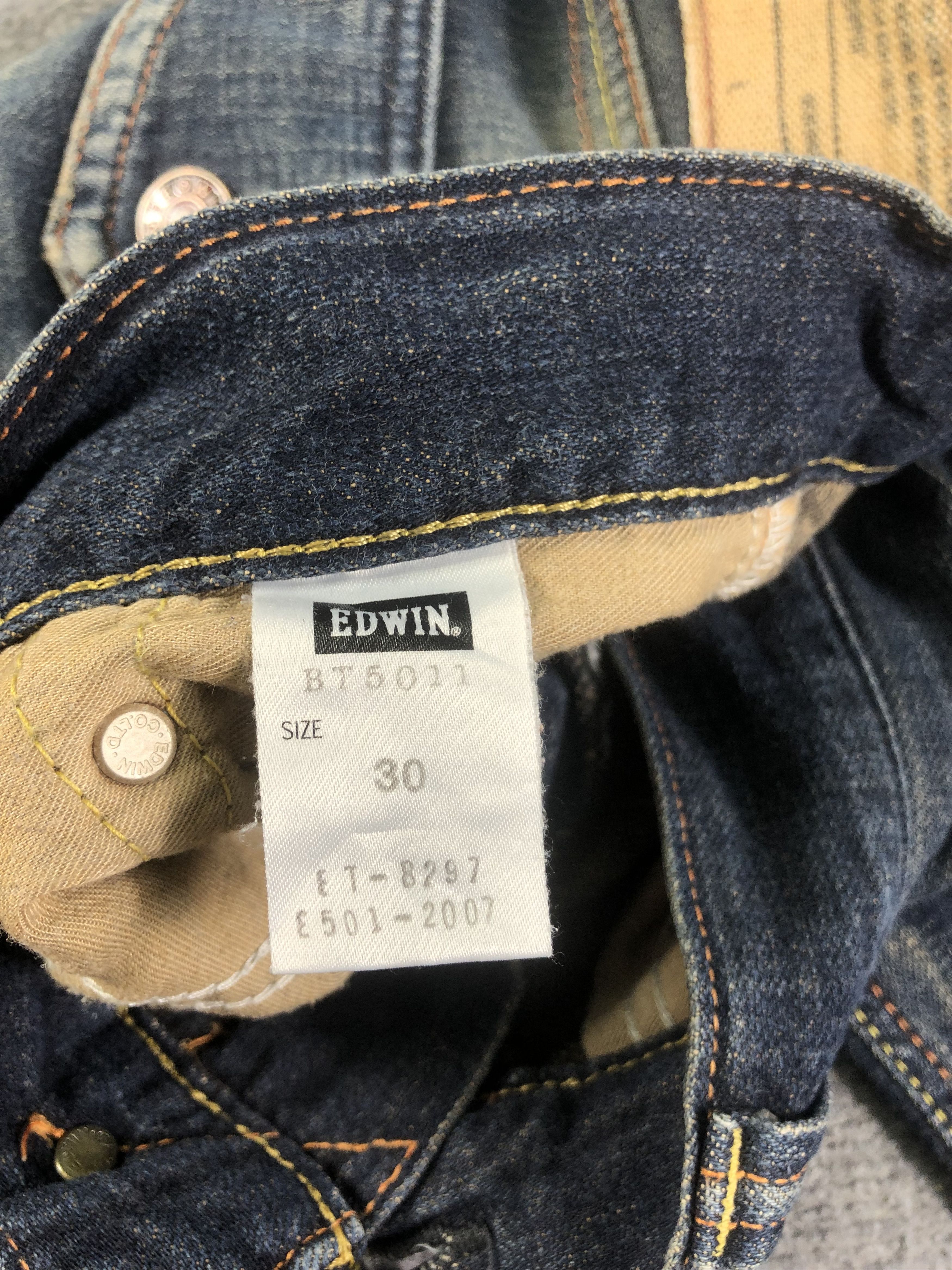 Edwin Rusty Edwin Blue Trip 31x27.5 Size US 34 / EU 50 - 4 Thumbnail