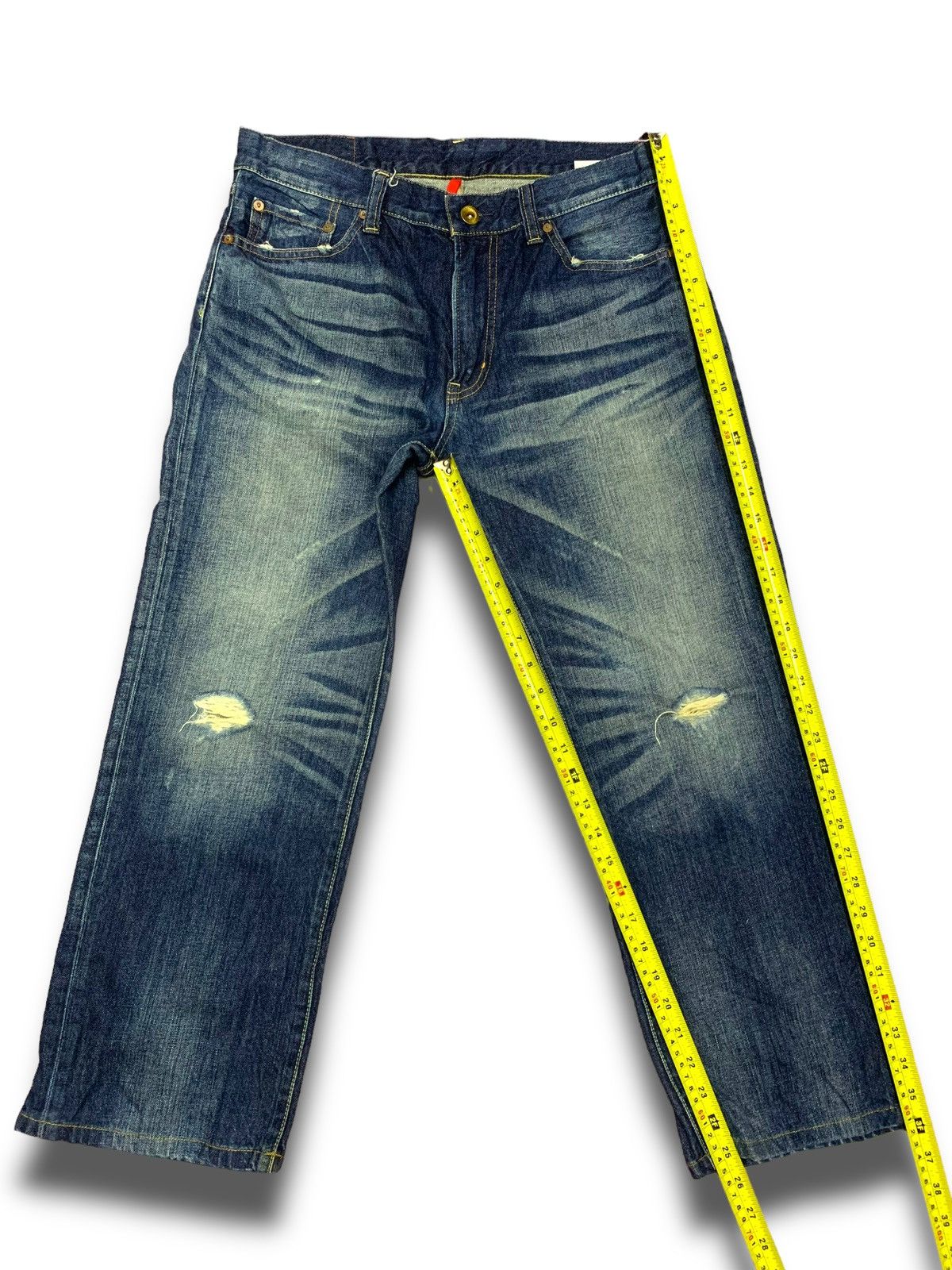 Japanese Brand × Uniqlo Vintage Y2K Japanese Denim Size US 33 - 14 Thumbnail