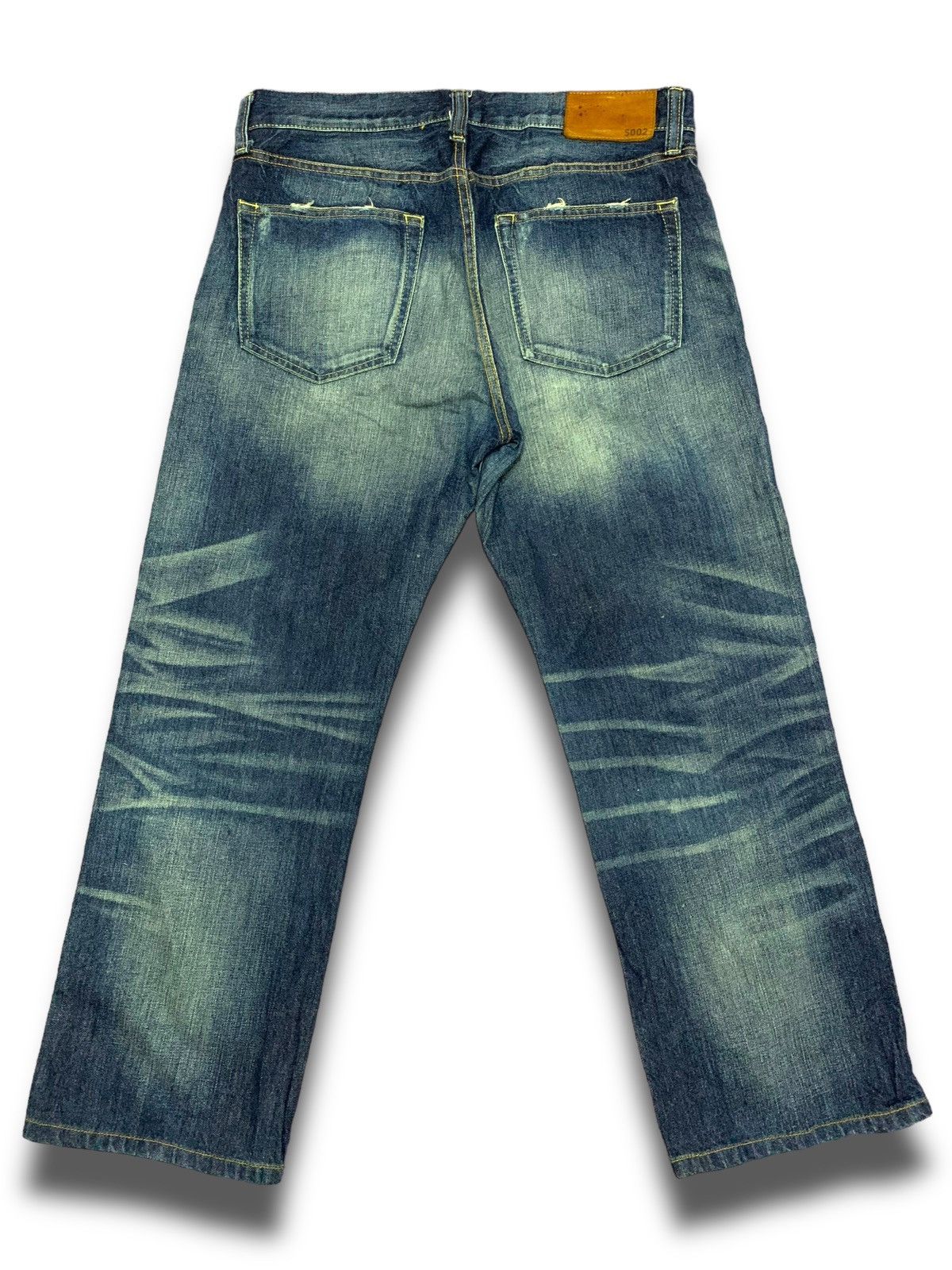 Japanese Brand × Uniqlo Vintage Y2K Japanese Denim Size US 33 - 2 Thumbnail