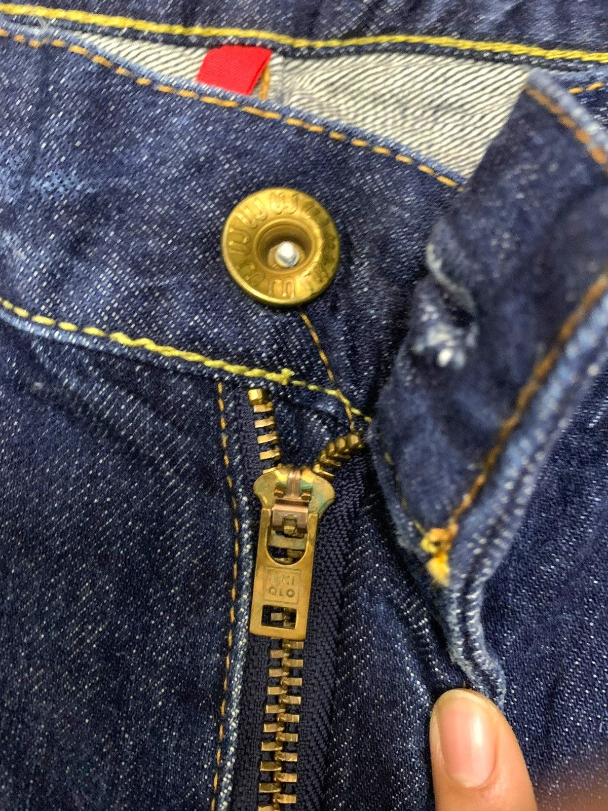 Japanese Brand × Uniqlo Vintage Y2K Japanese Denim Size US 33 - 8 Thumbnail
