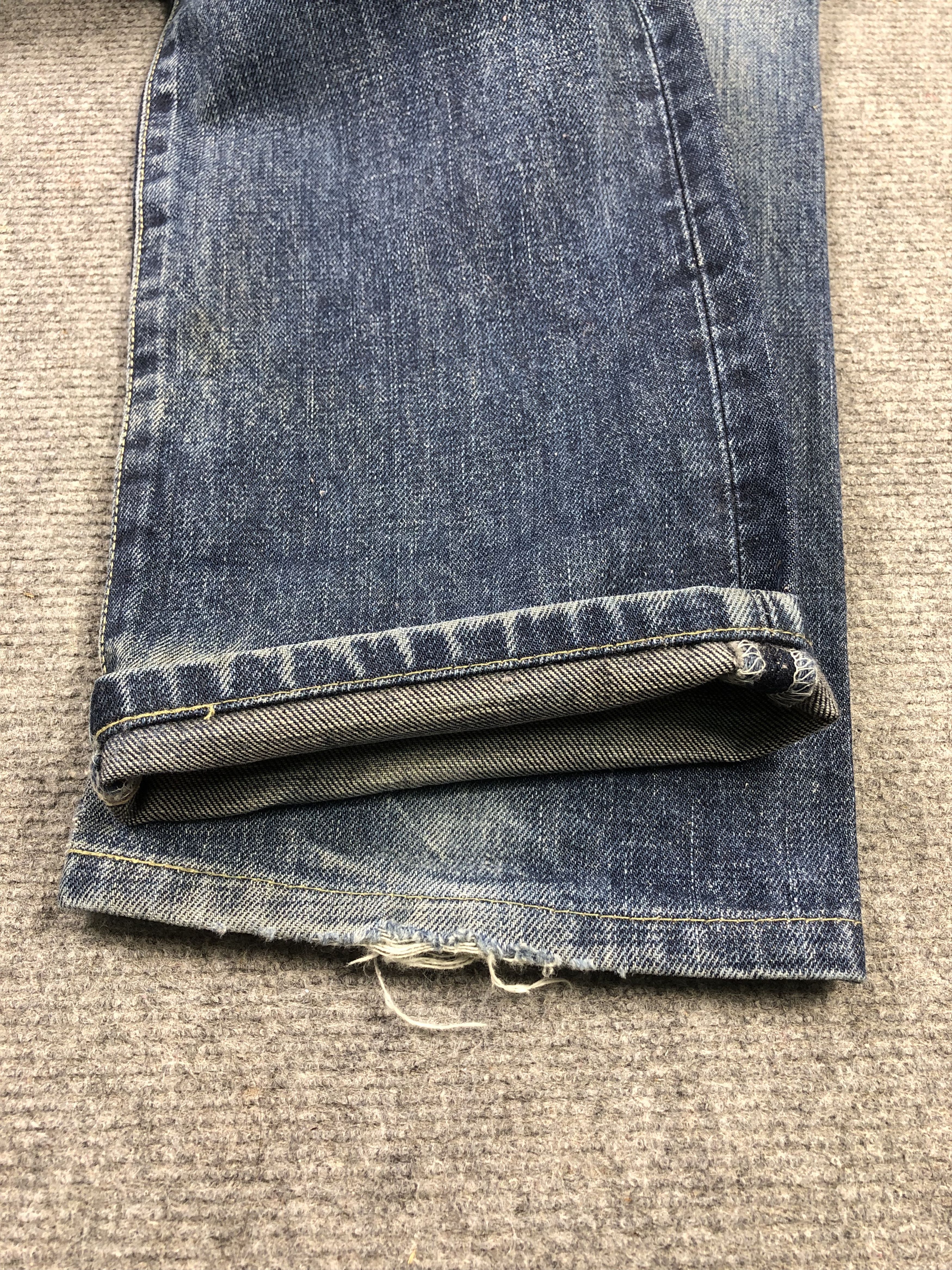 Japanese Brand Untitled Men Denim Jeans 33x32.5 Size US 33 - 13 Thumbnail