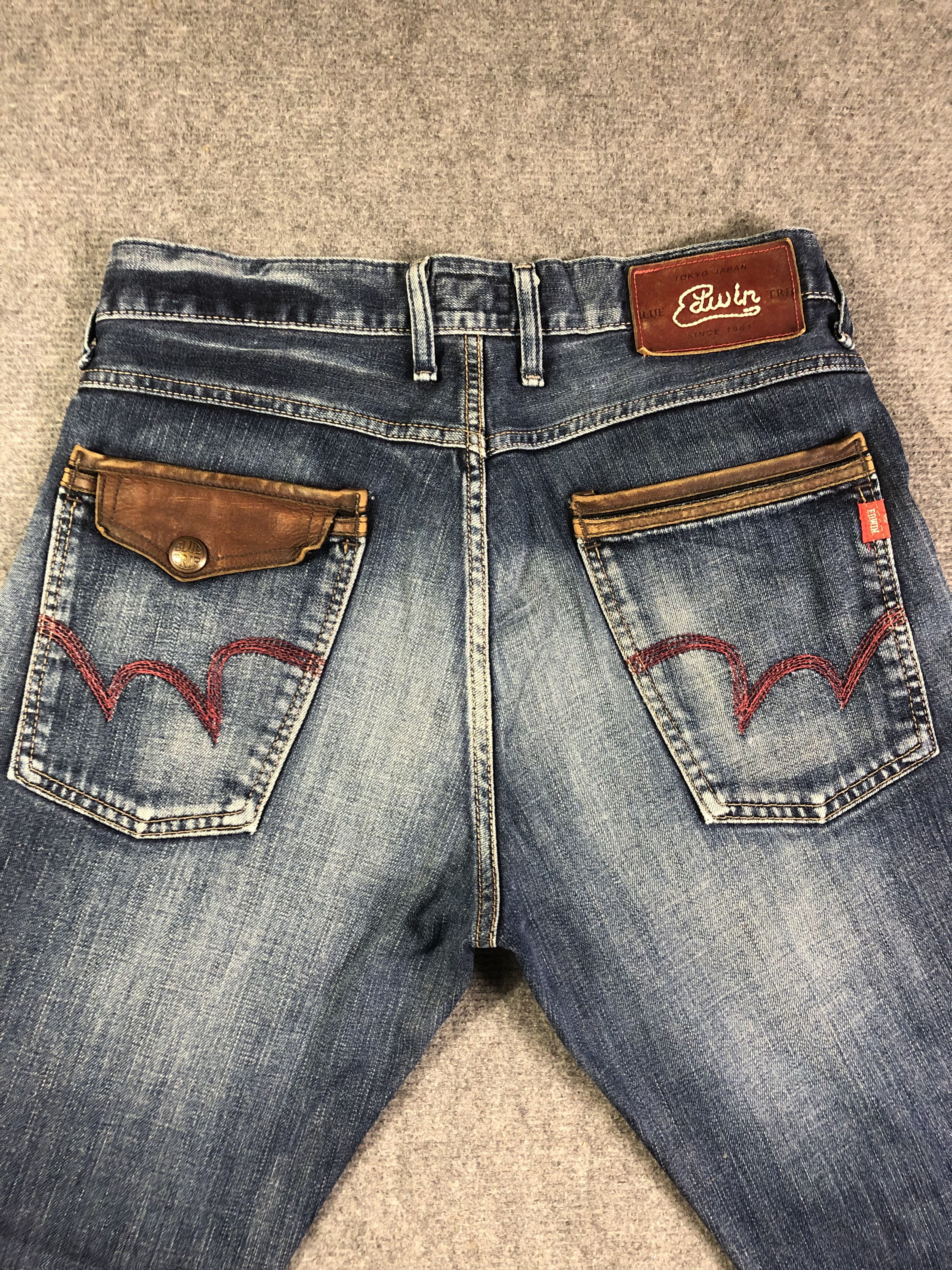 Edwin Faded Blue Edwin Blue Trip Jeans 34x30 Size US 34 / EU 50 - 8 Thumbnail