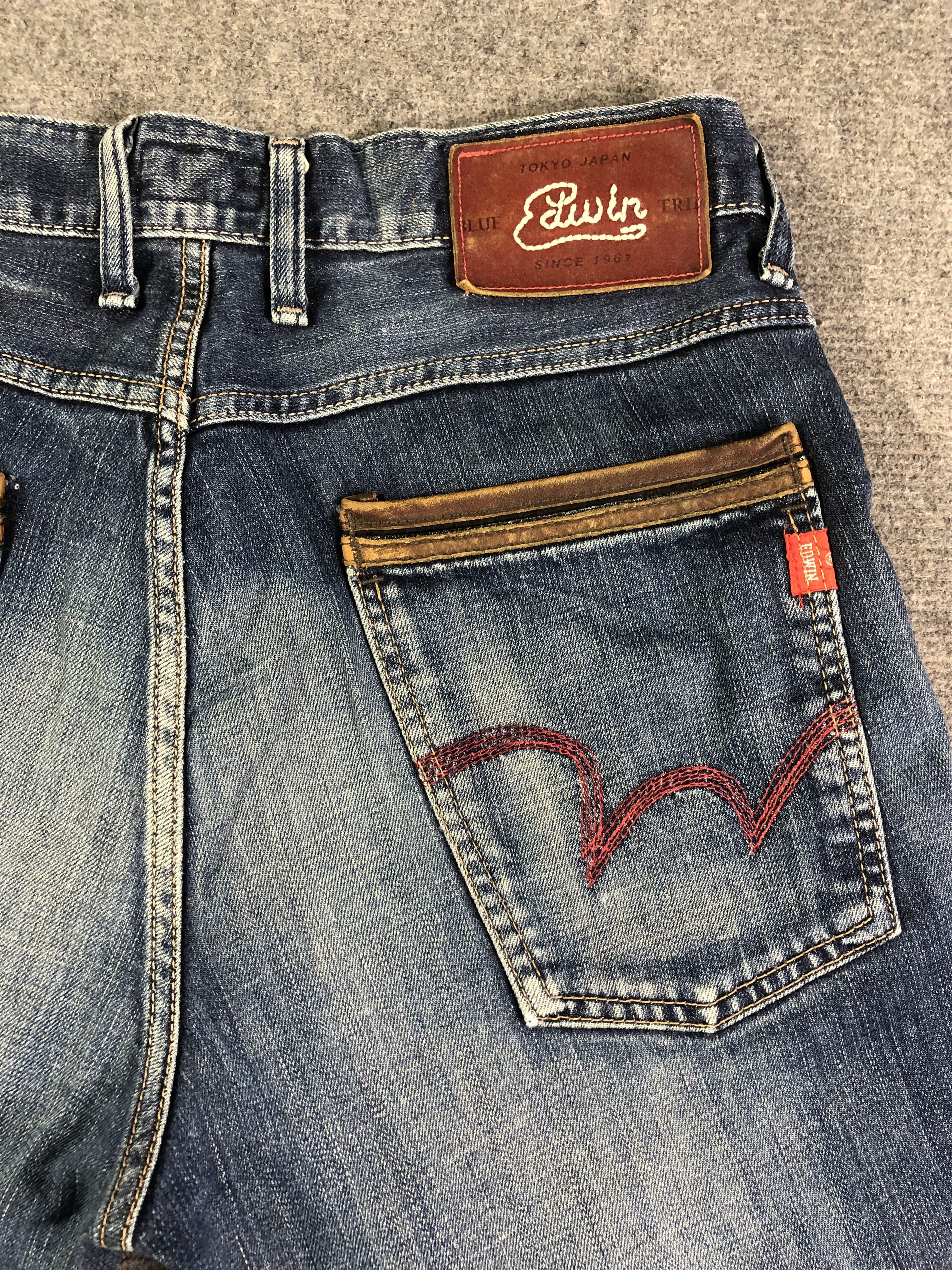 Edwin Faded Blue Edwin Blue Trip Jeans 34x30 Size US 34 / EU 50 - 9 Thumbnail