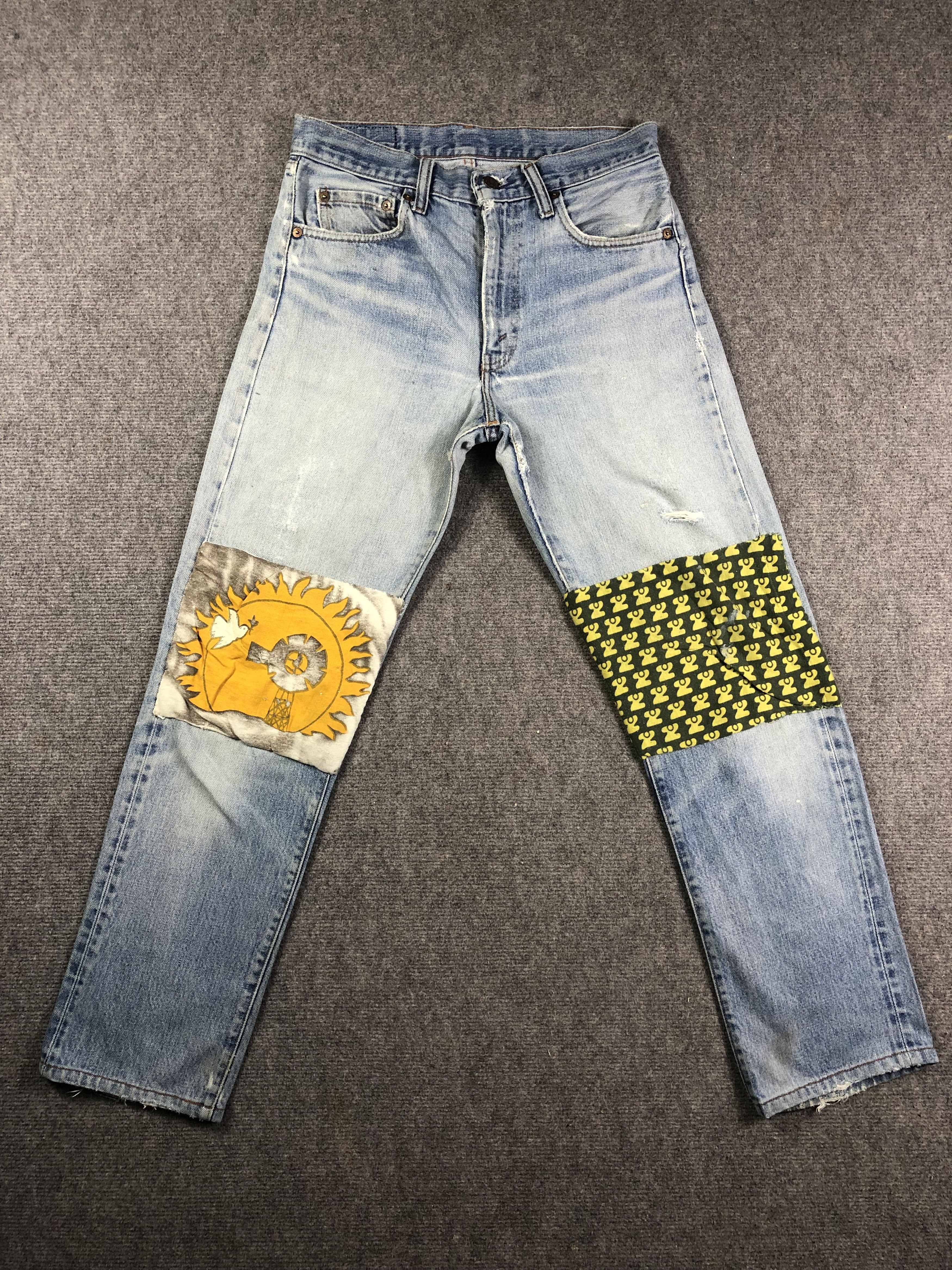 Levi's Wash Blue Vintage Levis Custom Talon 42 Zipper 30x29 Size US 30 / EU 46 - 1 Thumbnail