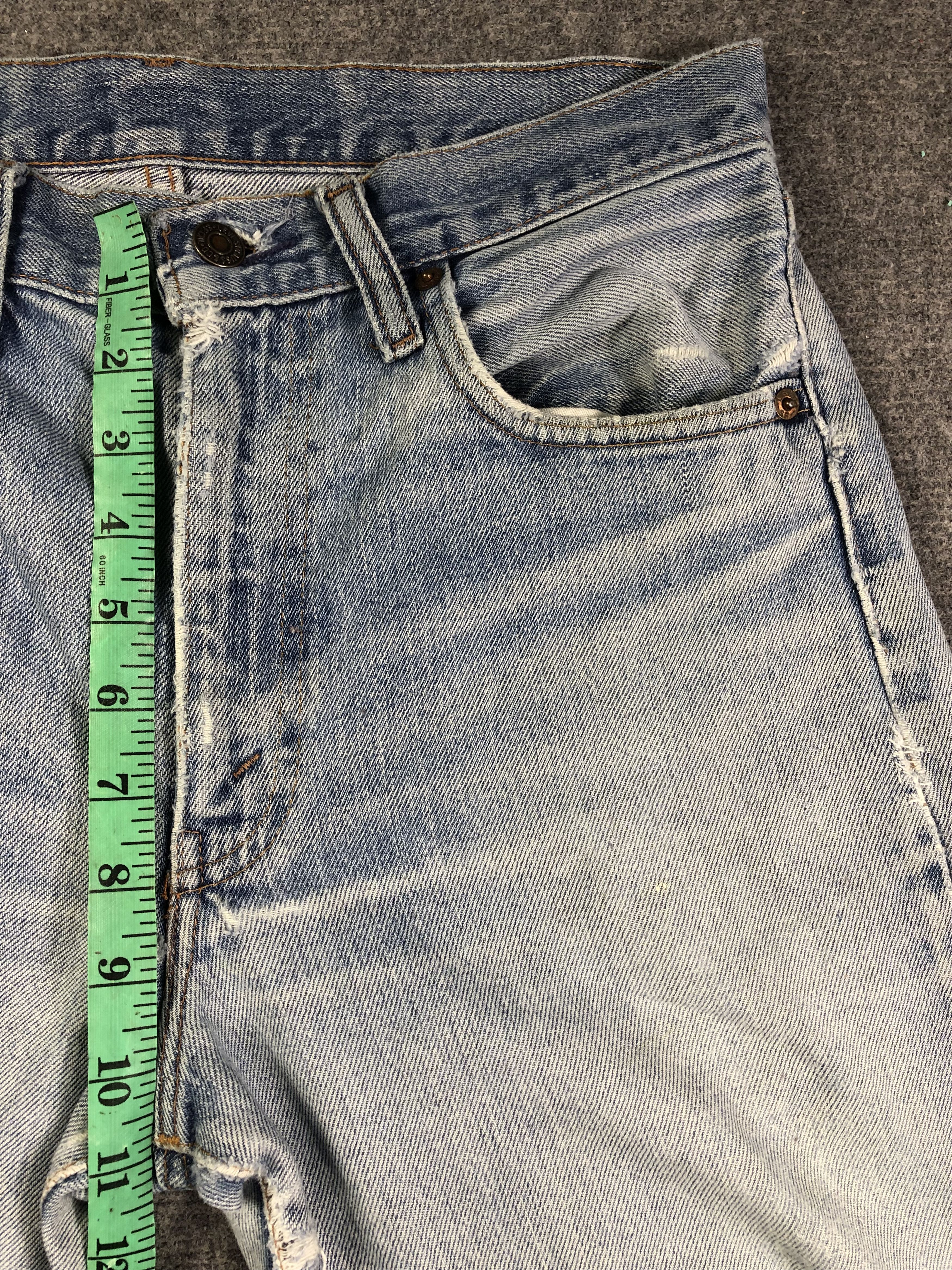 Levi's Wash Blue Vintage Levis Custom Talon 42 Zipper 30x29 Size US 30 / EU 46 - 8 Thumbnail