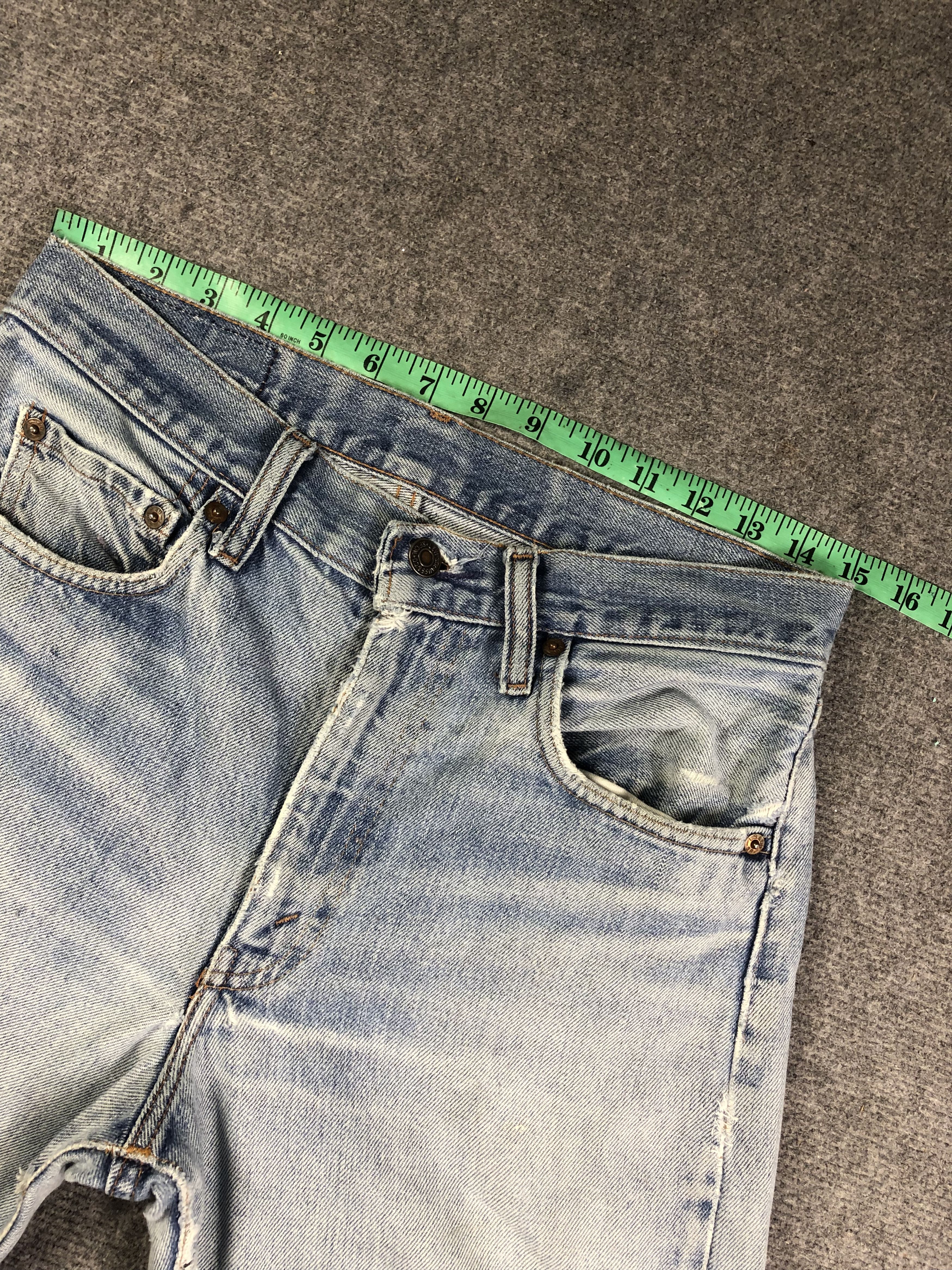 Levi's Wash Blue Vintage Levis Custom Talon 42 Zipper 30x29 Size US 30 / EU 46 - 7 Thumbnail