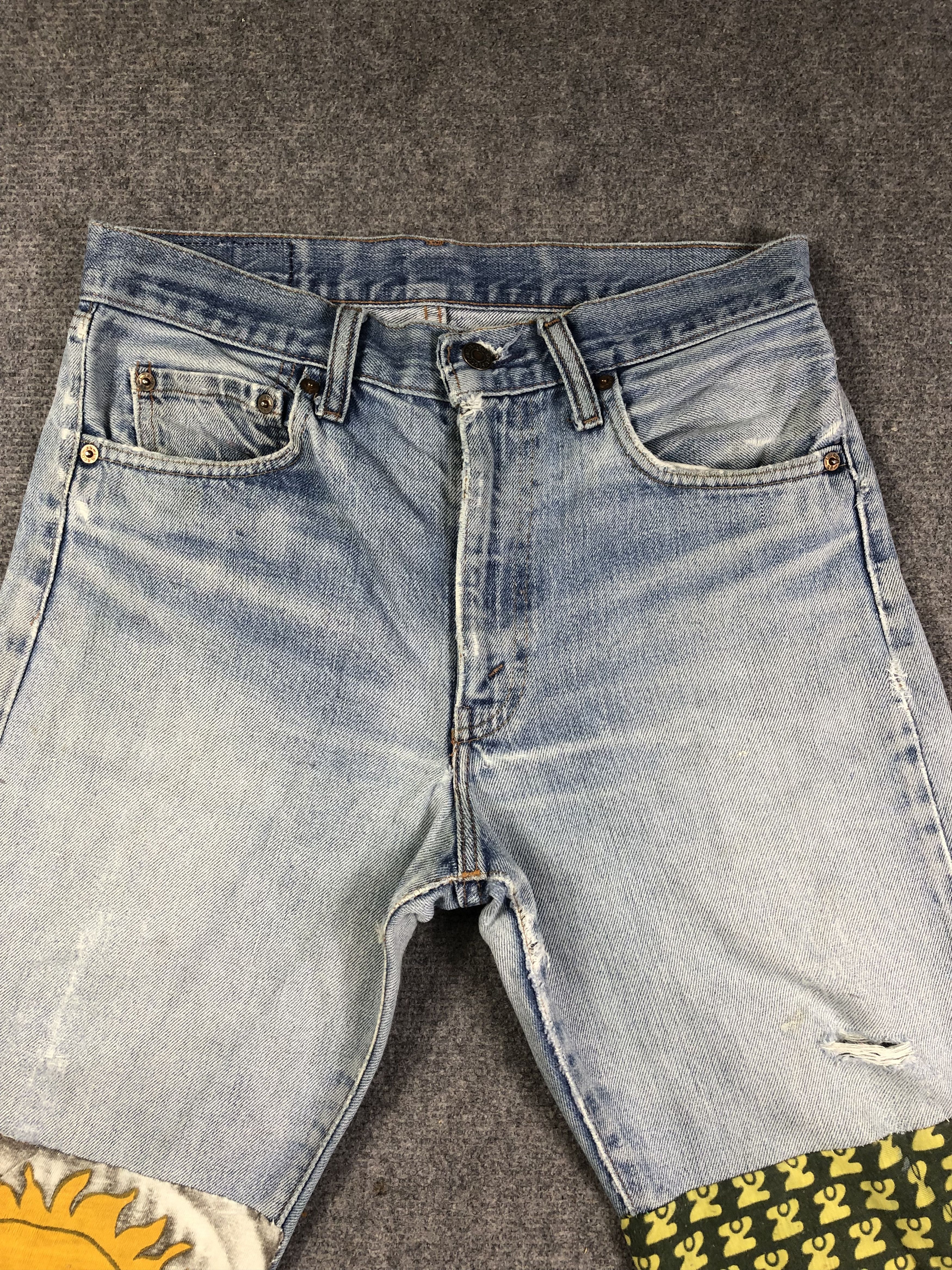 Levi's Wash Blue Vintage Levis Custom Talon 42 Zipper 30x29 Size US 30 / EU 46 - 2 Thumbnail