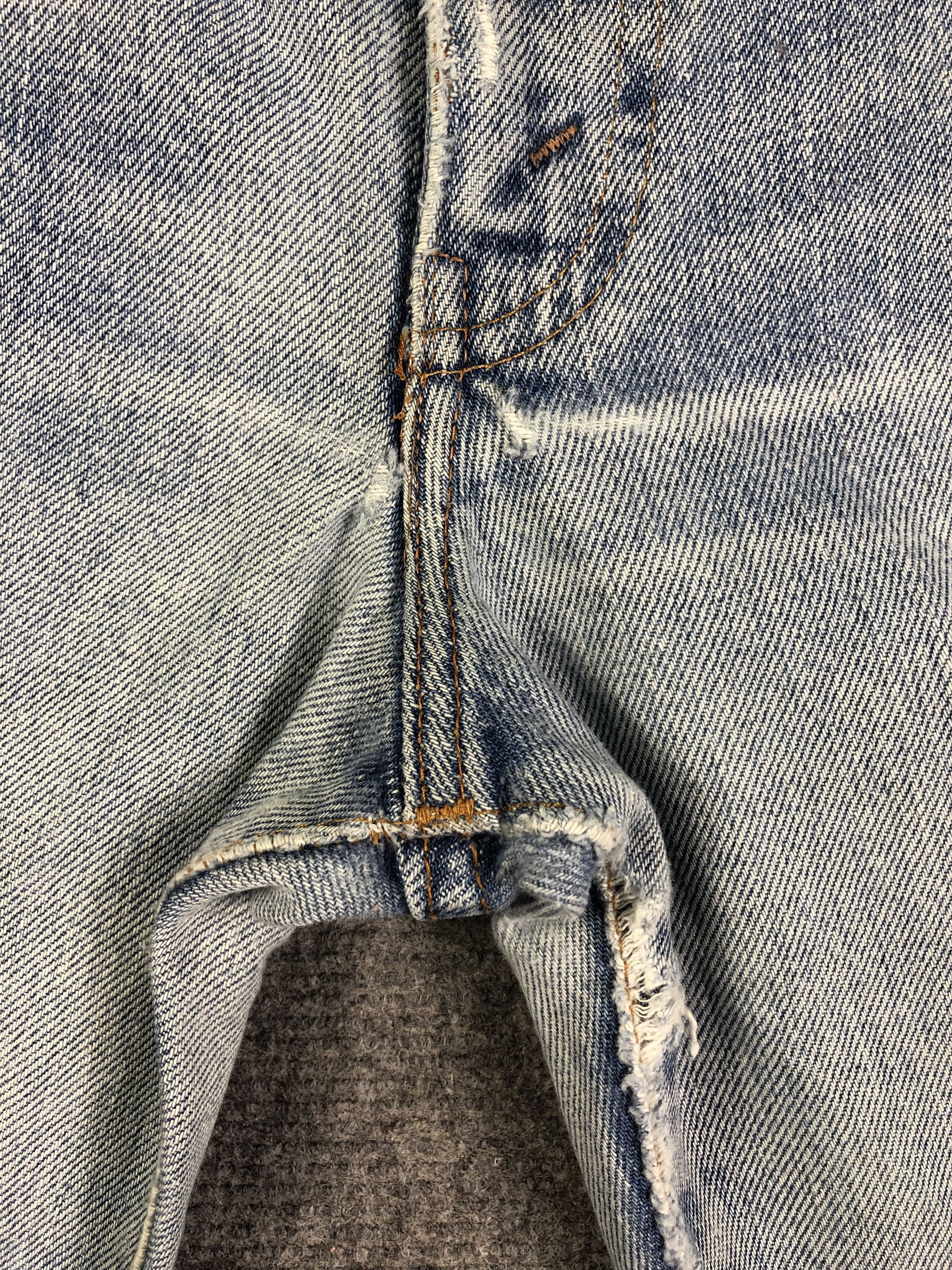 Levi's Wash Blue Vintage Levis Custom Talon 42 Zipper 30x29 Size US 30 / EU 46 - 9 Thumbnail