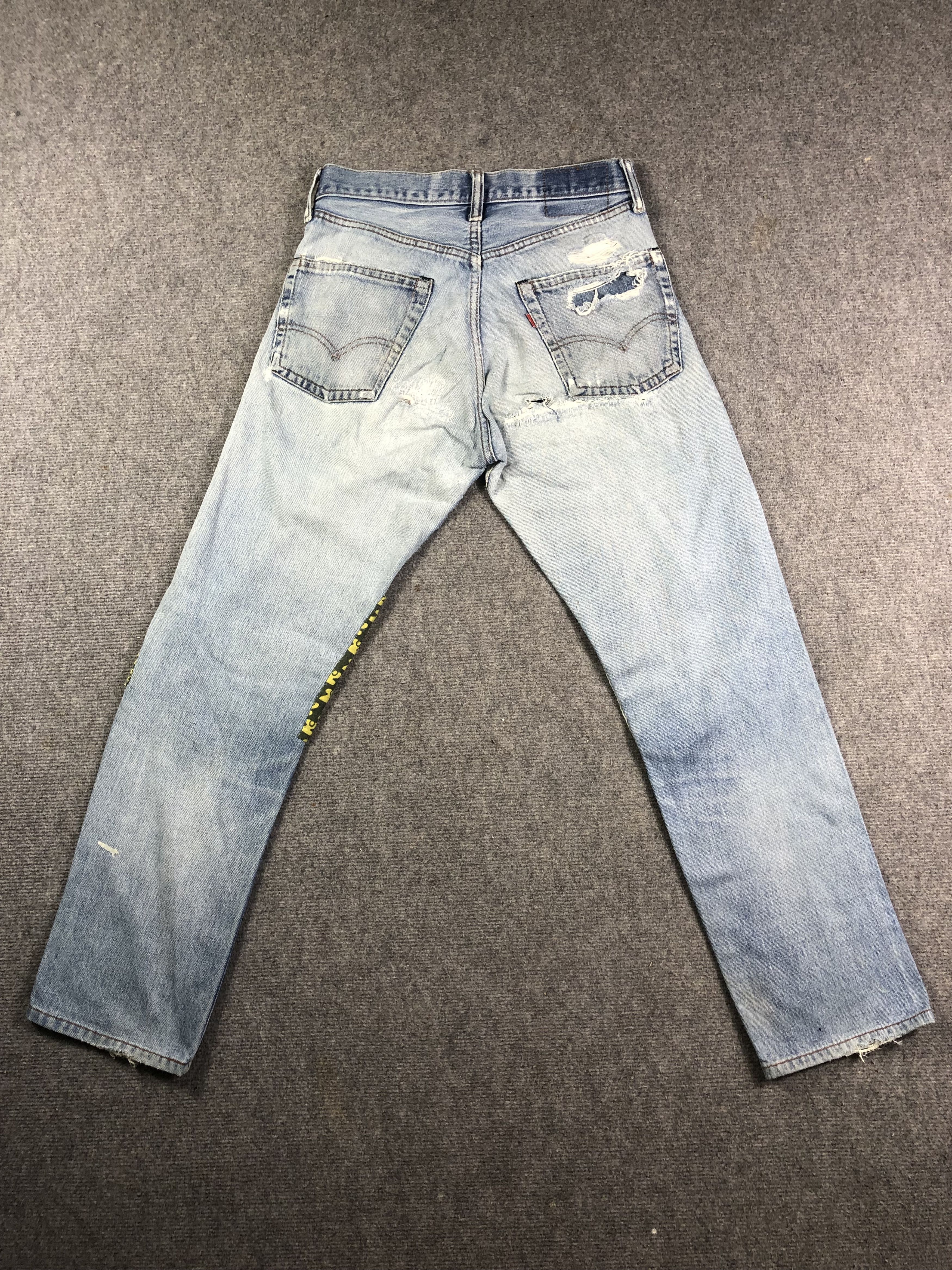 Levi's Wash Blue Vintage Levis Custom Talon 42 Zipper 30x29 Size US 30 / EU 46 - 17 Thumbnail
