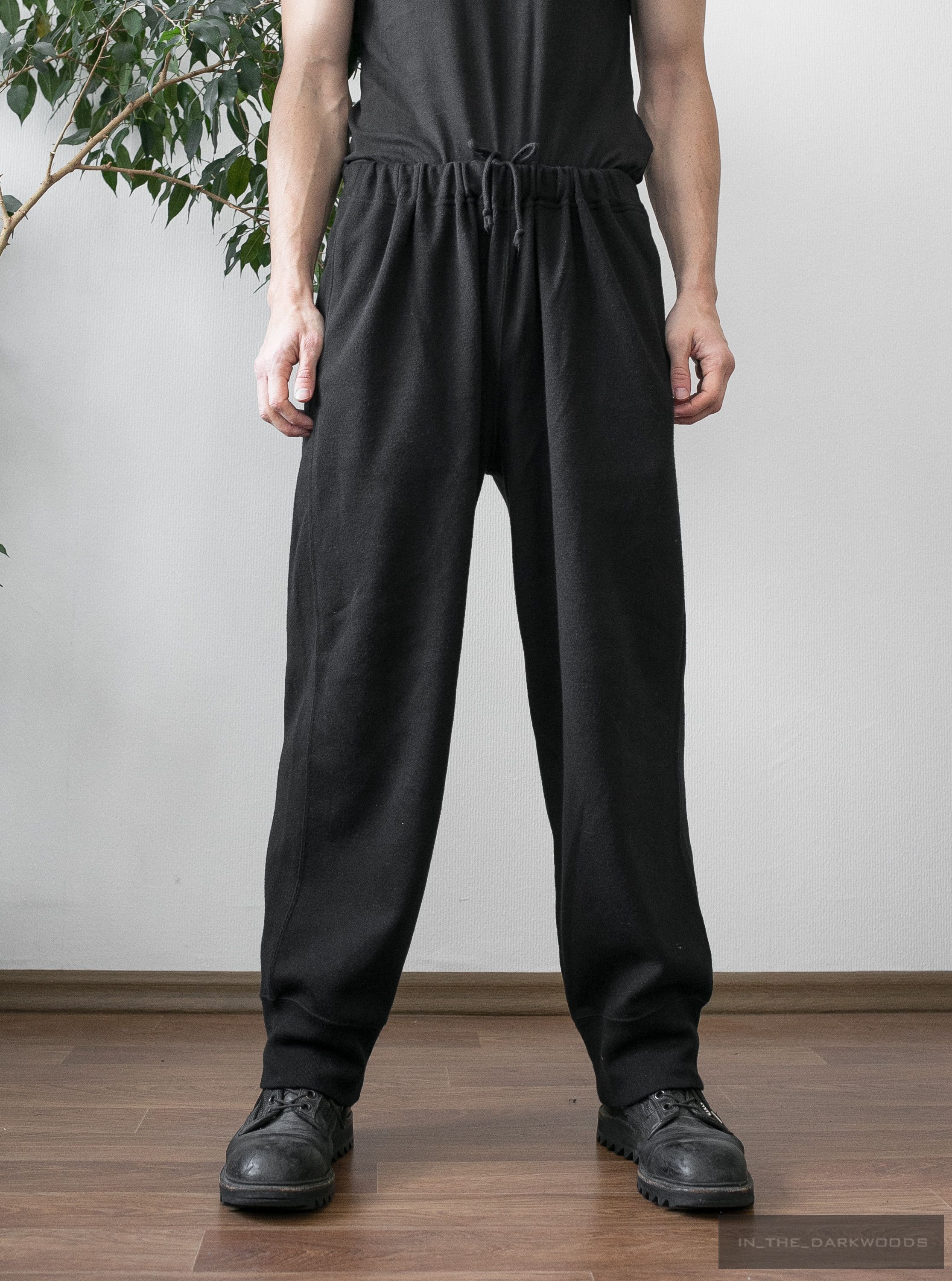 1995AW acrylic/wool pants