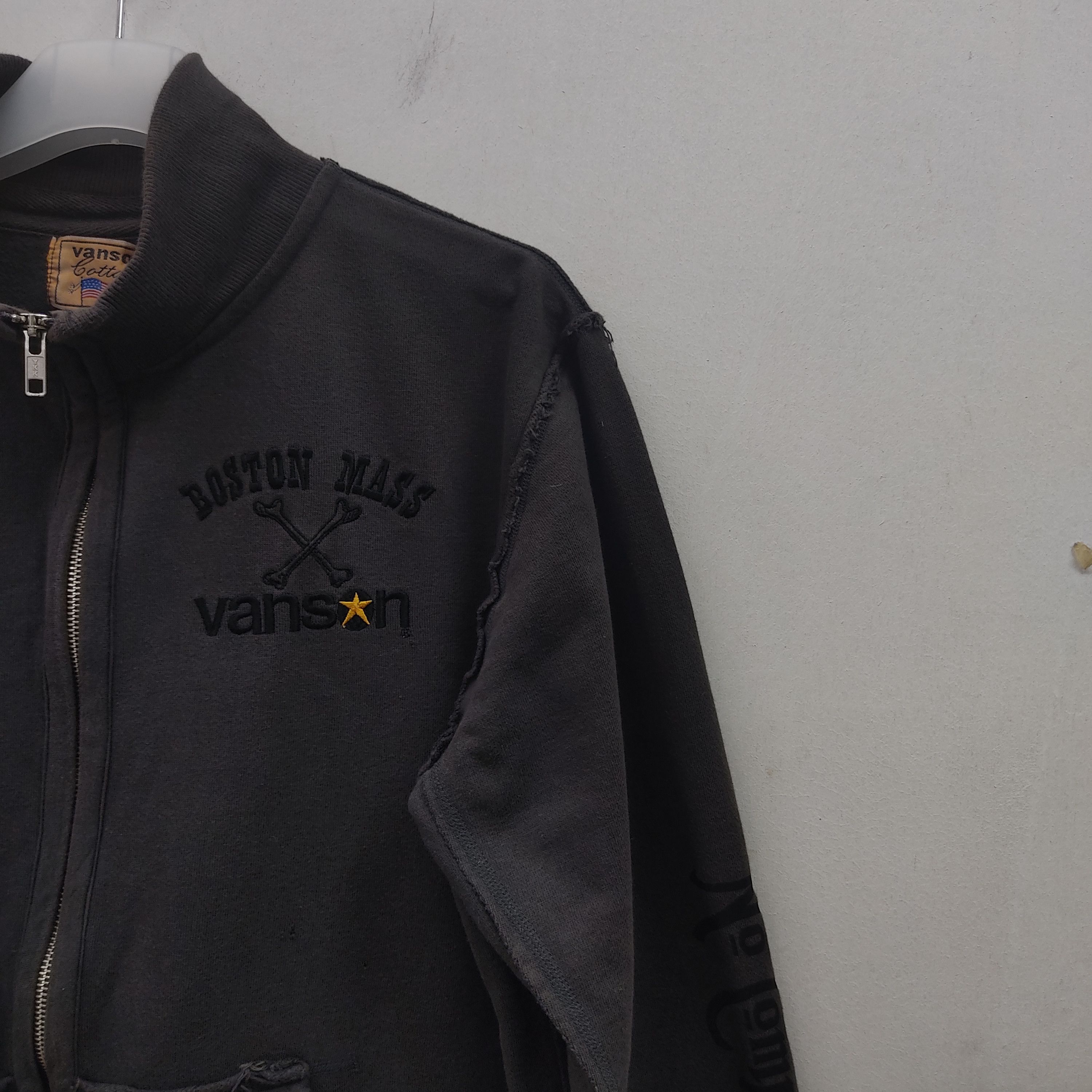 Vanson Leathers Skull Vanson Leathers x Boston Mass Sweaters Size US L / EU 52-54 / 3 - 6 Thumbnail