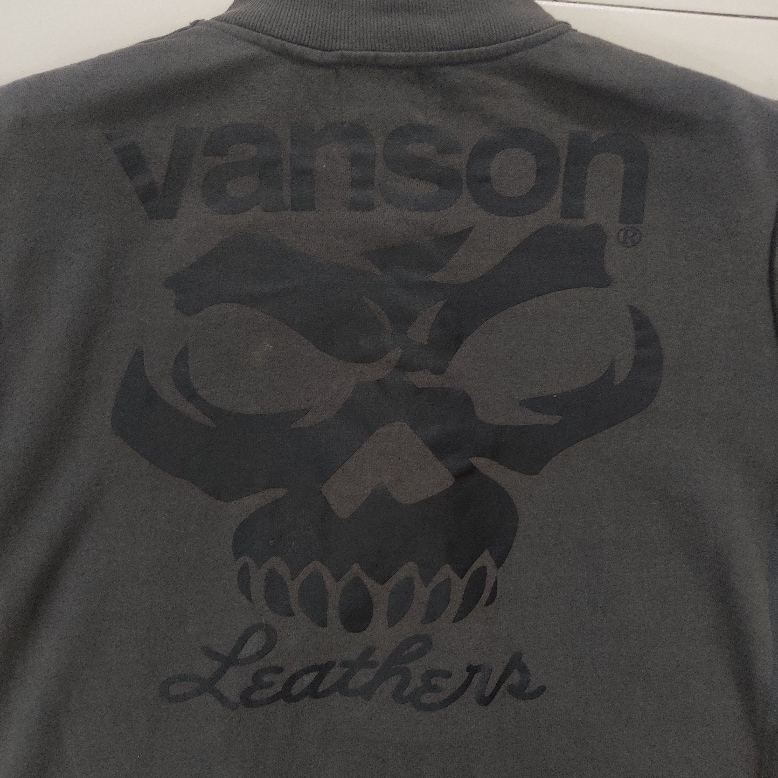 Vanson Leathers Skull Vanson Leathers x Boston Mass Sweaters Size US L / EU 52-54 / 3 - 18 Thumbnail