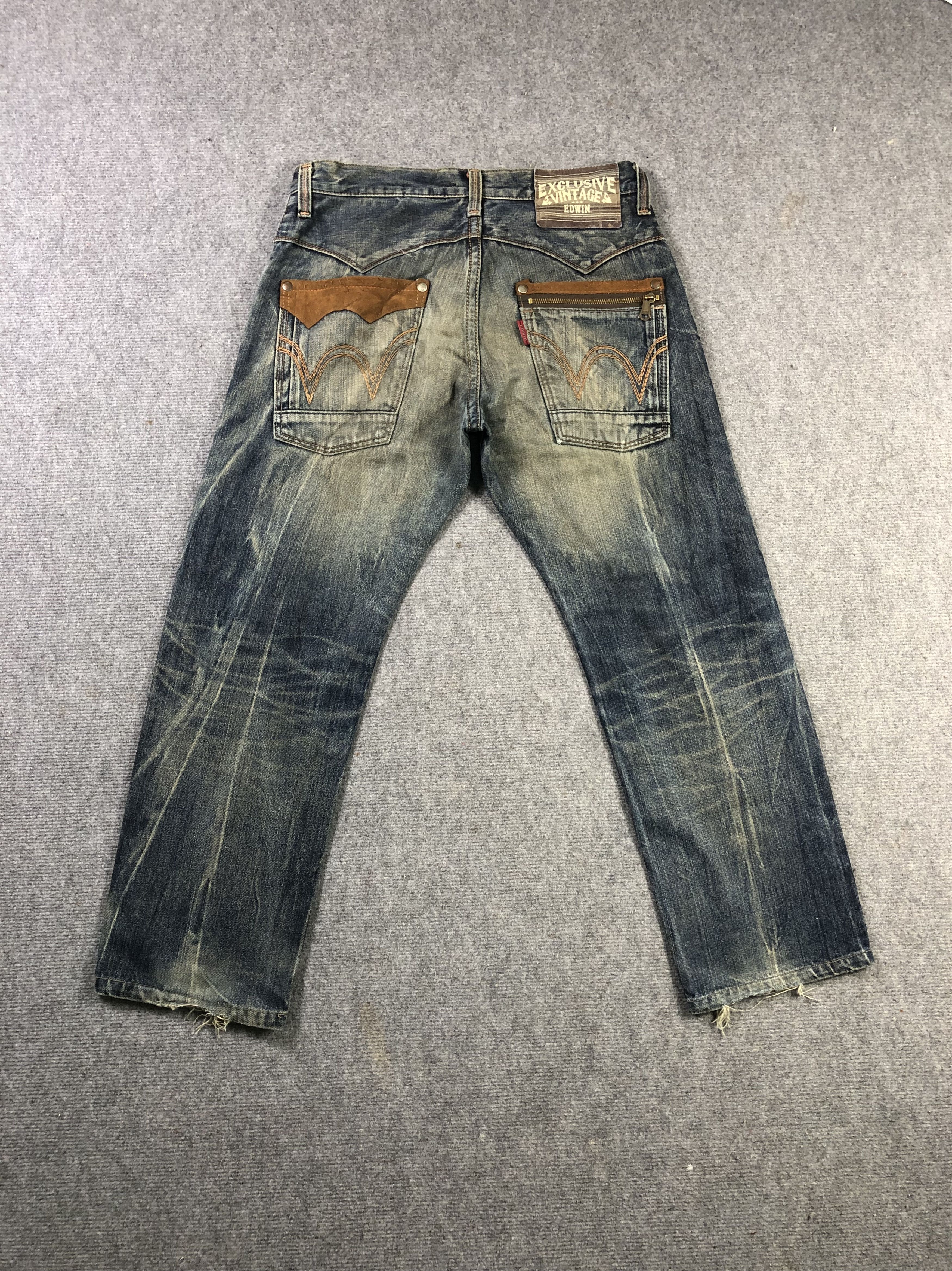 Edwin Faded Blue Edwin Exclusive Vintage Denim 34x27 Size US 34 / EU 50 - 12 Thumbnail