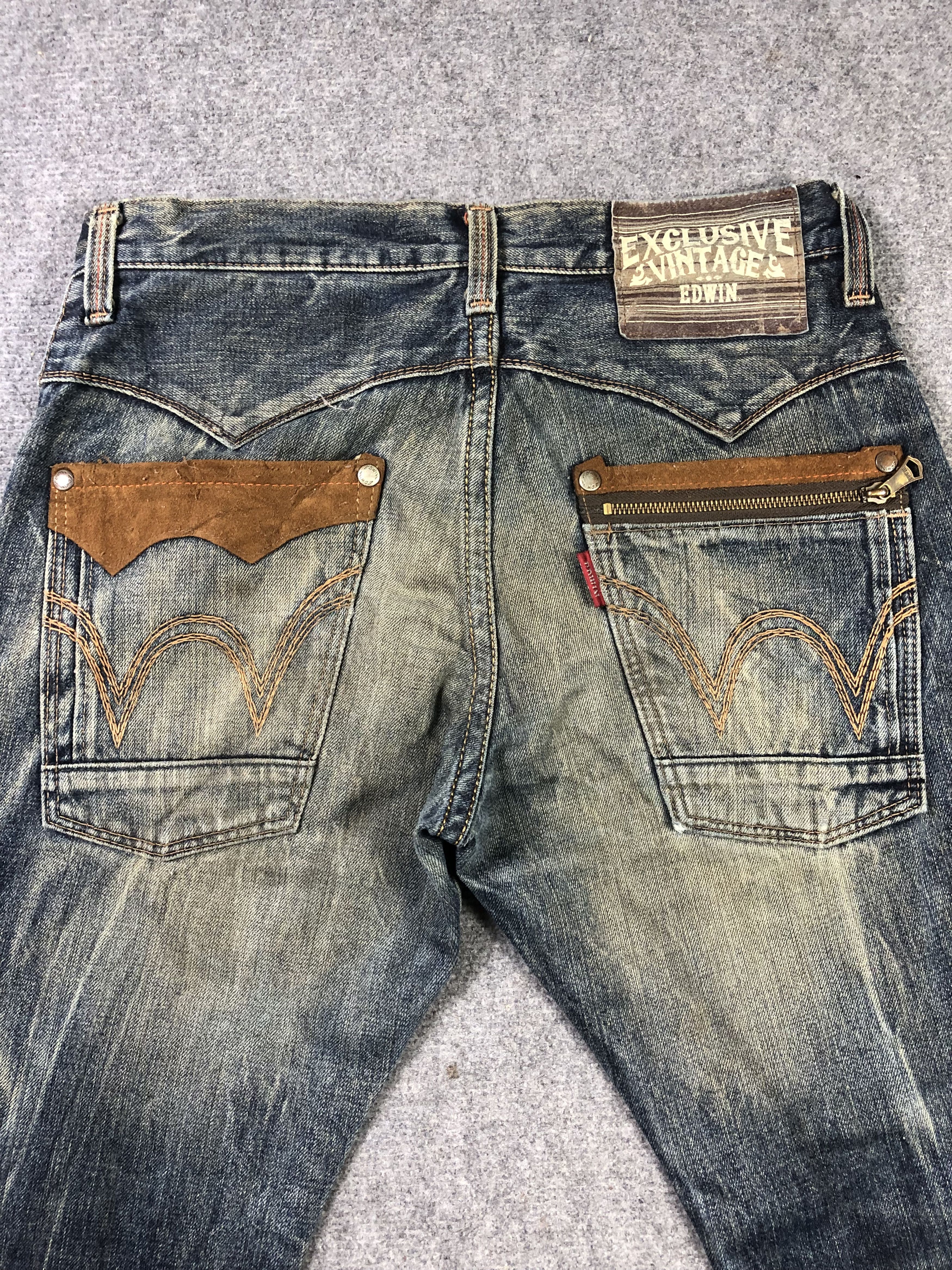 Edwin Faded Blue Edwin Exclusive Vintage Denim 34x27 Size US 34 / EU 50 - 9 Thumbnail