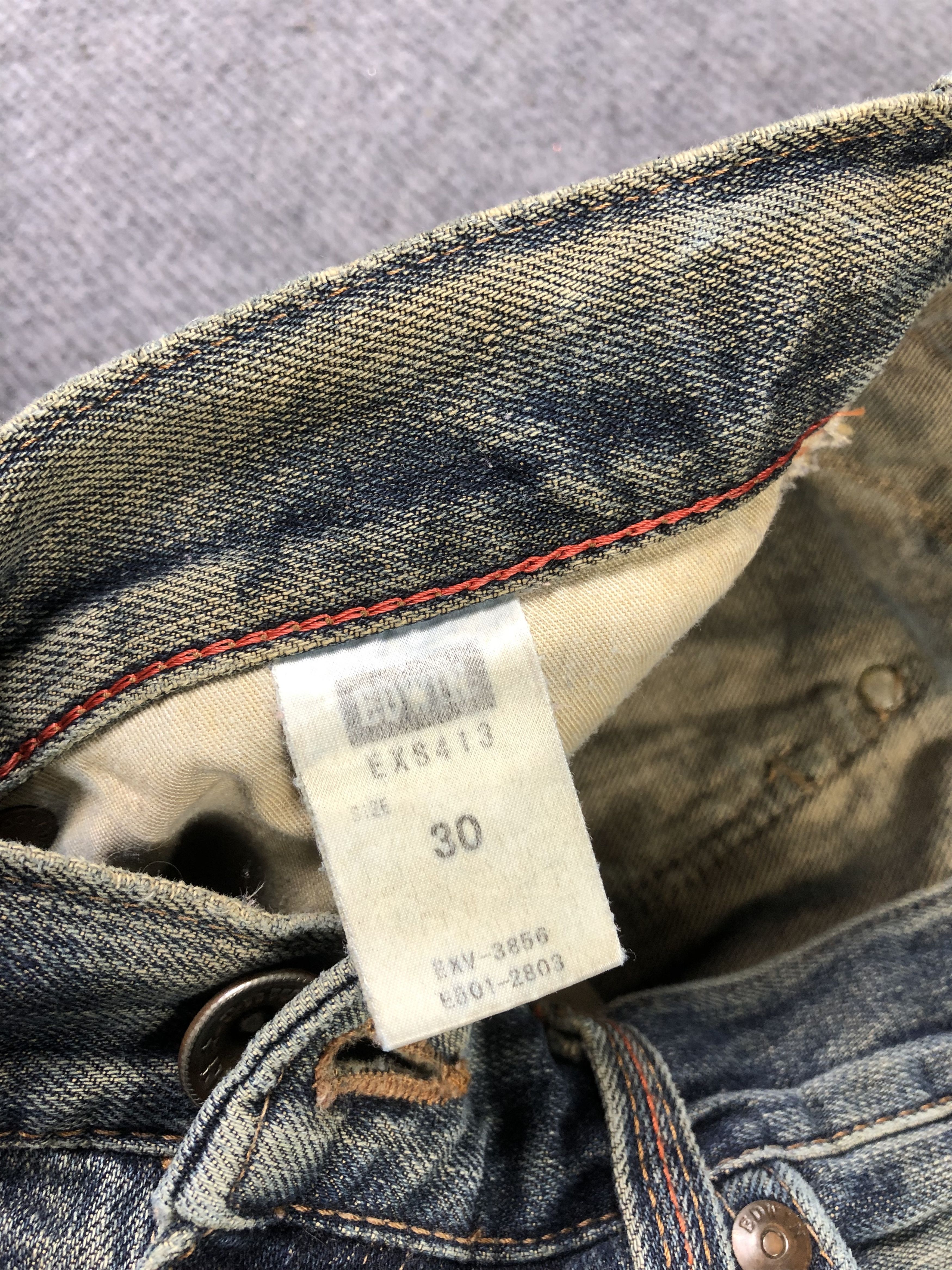 Edwin Faded Blue Edwin Exclusive Vintage Denim 34x27 Size US 34 / EU 50 - 4 Thumbnail