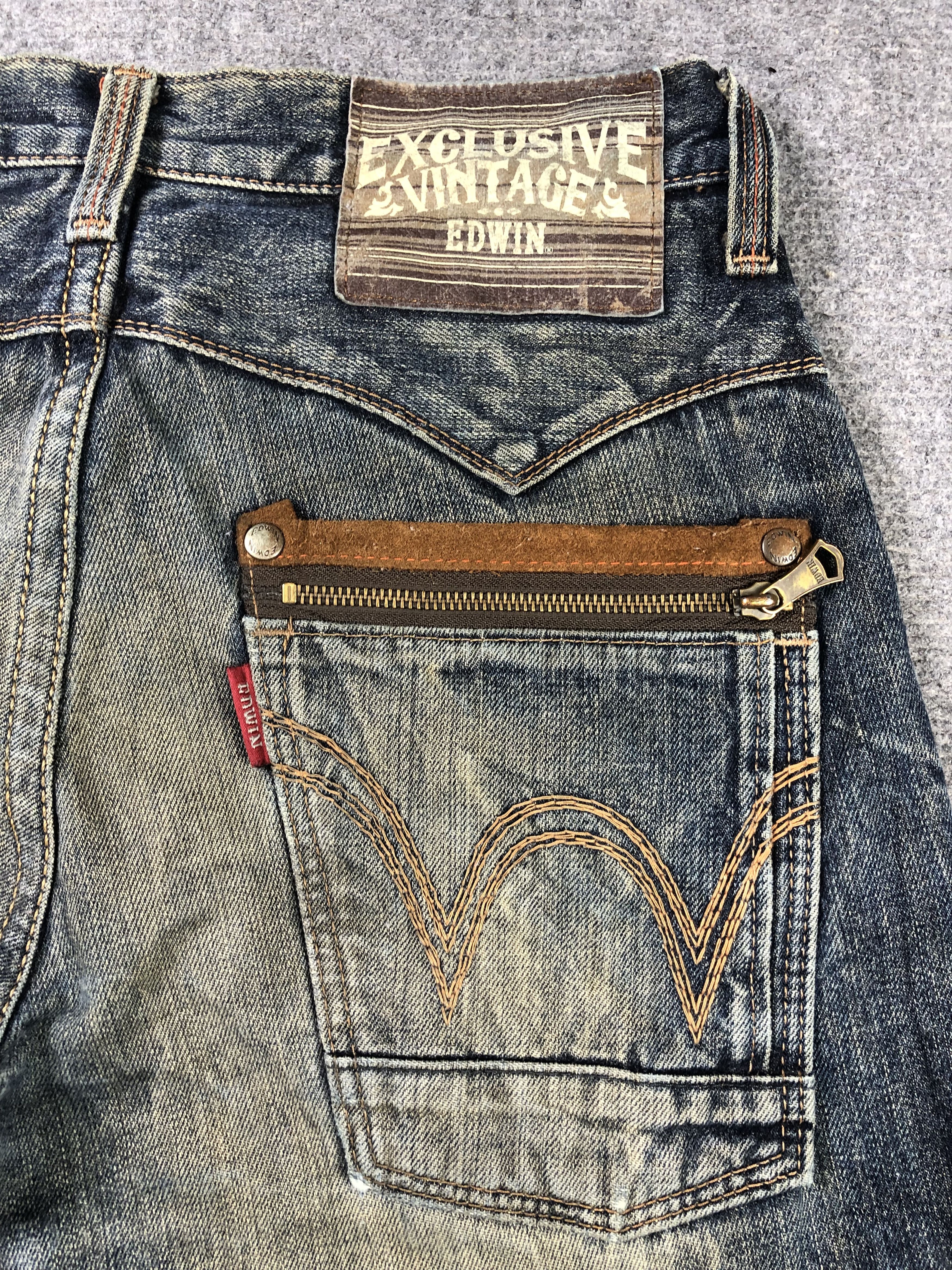 Edwin Faded Blue Edwin Exclusive Vintage Denim 34x27 Size US 34 / EU 50 - 10 Thumbnail