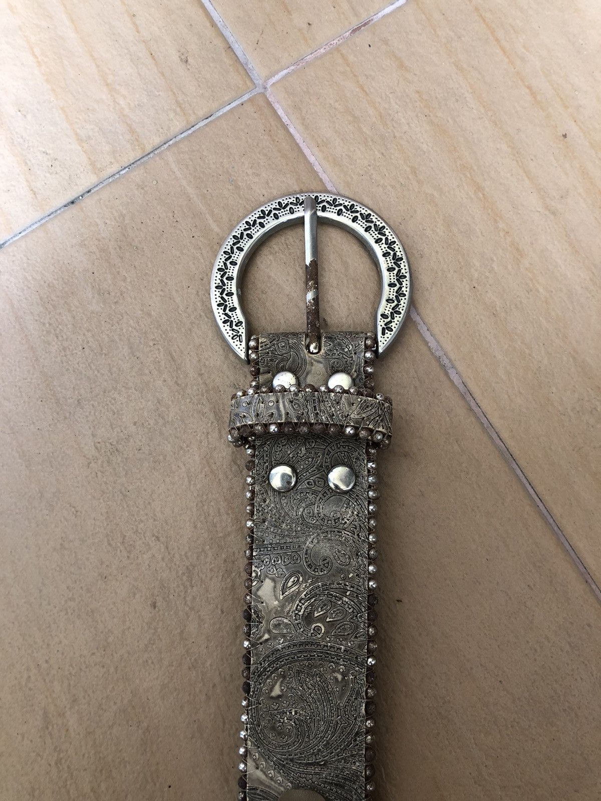Other × Seditionaries Vintage Inspired Bb Simon Faux Leather Buckle Belts Size ONE SIZE - 3 Thumbnail
