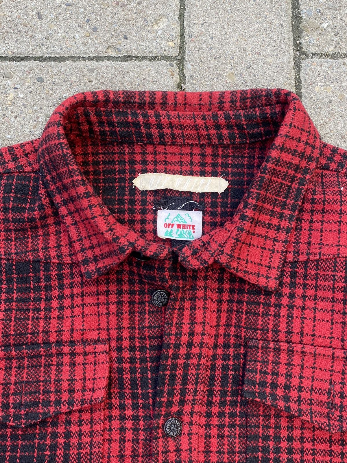 Off-White Off-White Tartan Check Flannel Shirt Button Up Size US M / EU 48-50 / 2 - 3 Thumbnail