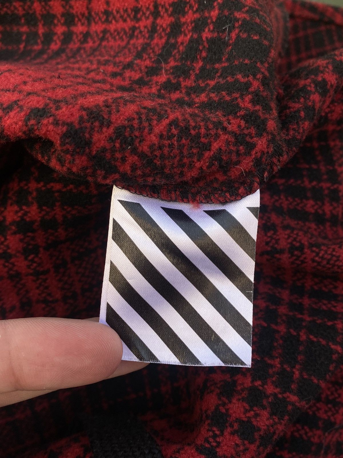 Off-White Off-White Tartan Check Flannel Shirt Button Up Size US M / EU 48-50 / 2 - 9 Thumbnail