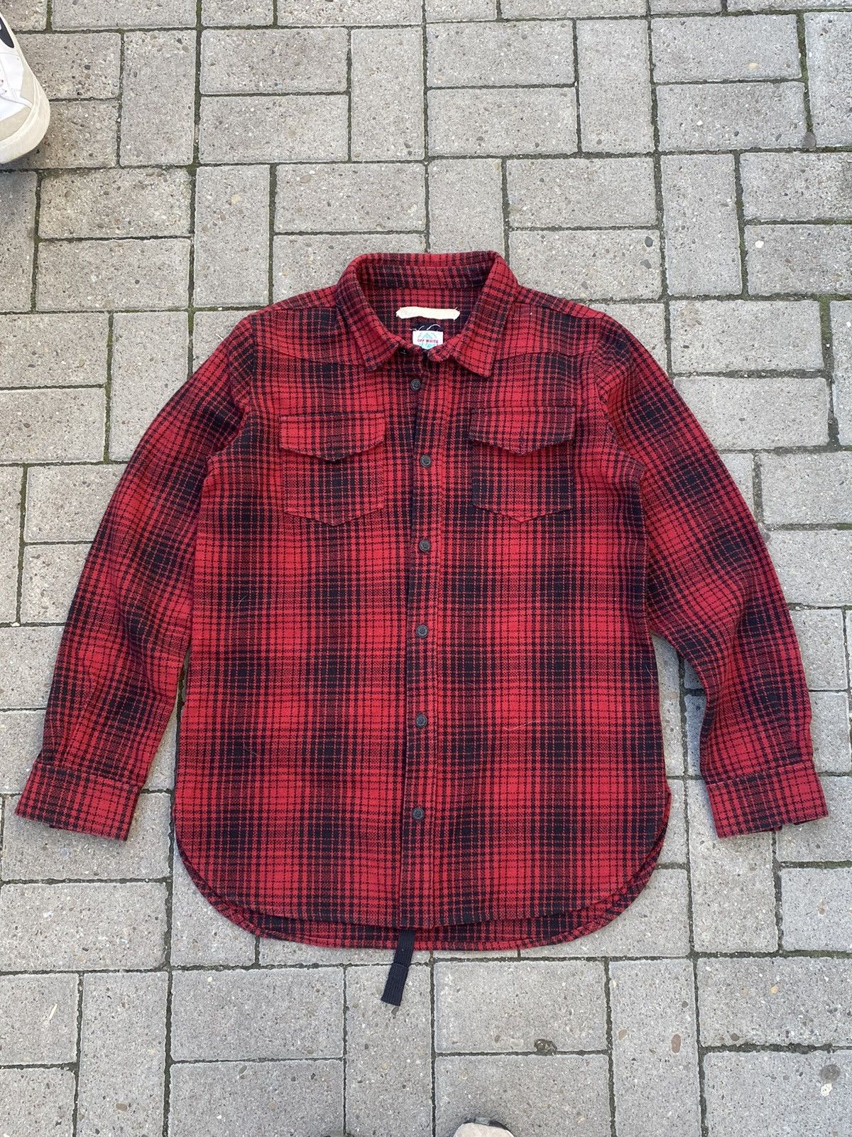 Off-White Off-White Tartan Check Flannel Shirt Button Up Size US M / EU 48-50 / 2 - 2 Thumbnail