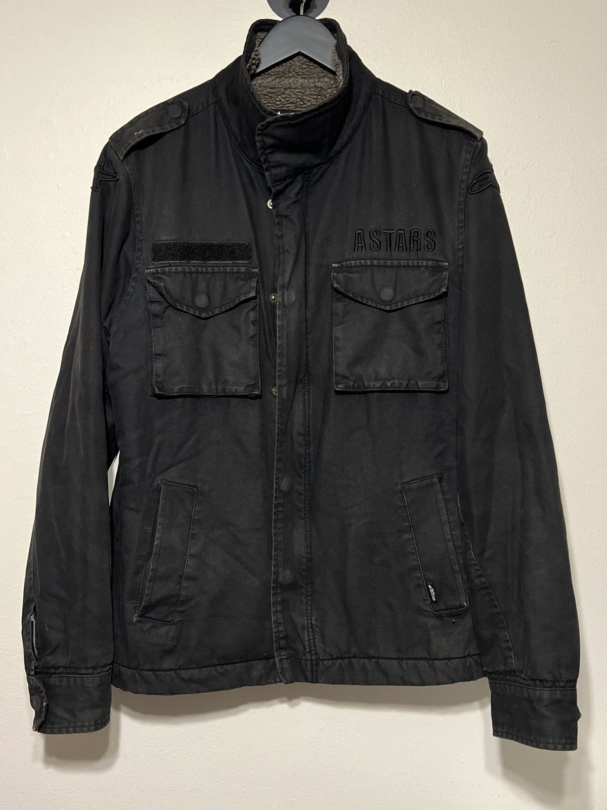 Alpinestars Military Sherpa Lined Heavy Biker Jacket
