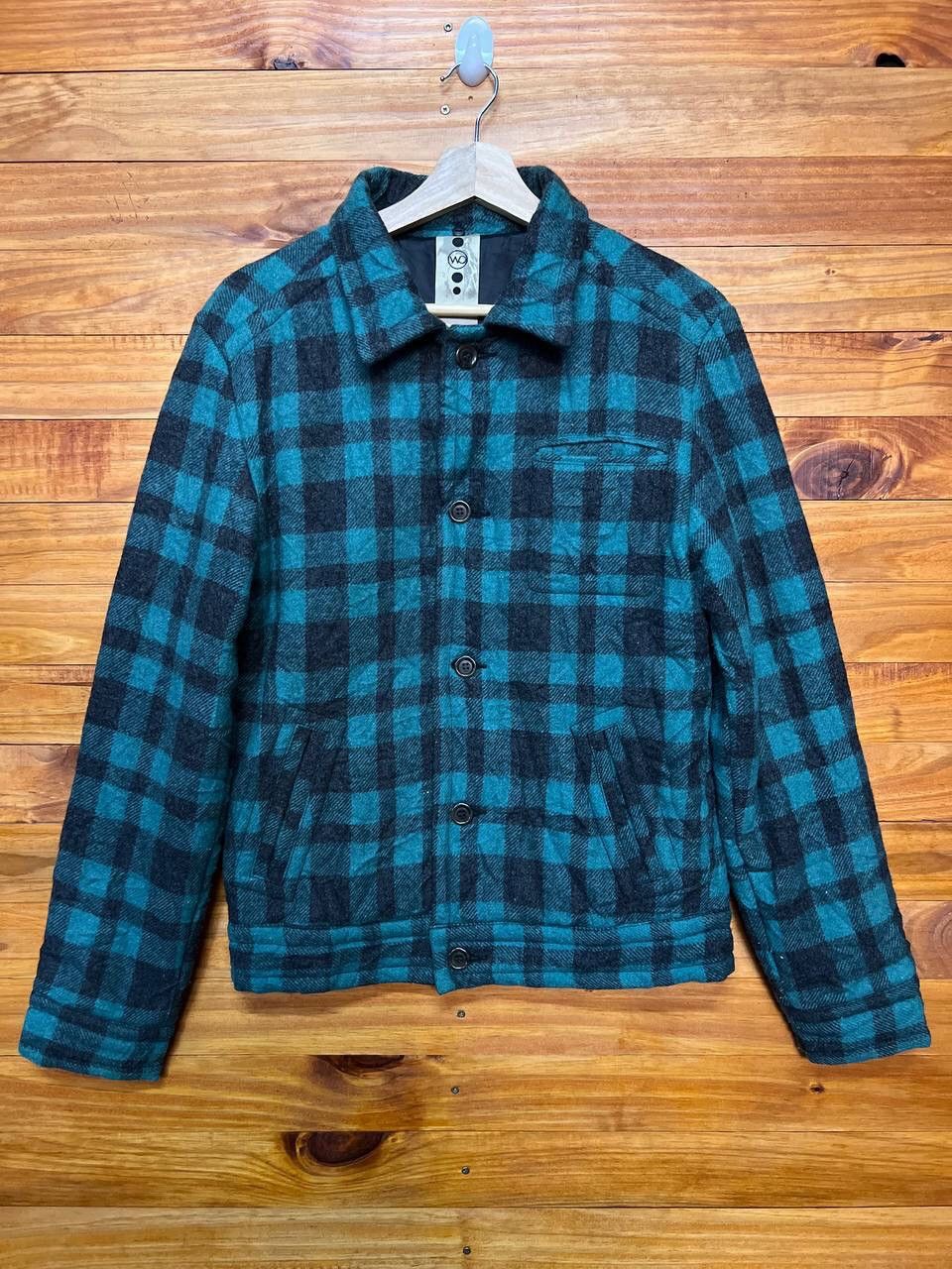 Japanese Brand MOOD DOWN PLAID WOOL TARTAN JACKET Size US S / EU 44-46 / 1 - 1 Thumbnail