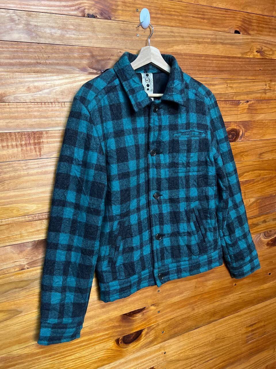 Japanese Brand MOOD DOWN PLAID WOOL TARTAN JACKET Size US S / EU 44-46 / 1 - 2 Thumbnail