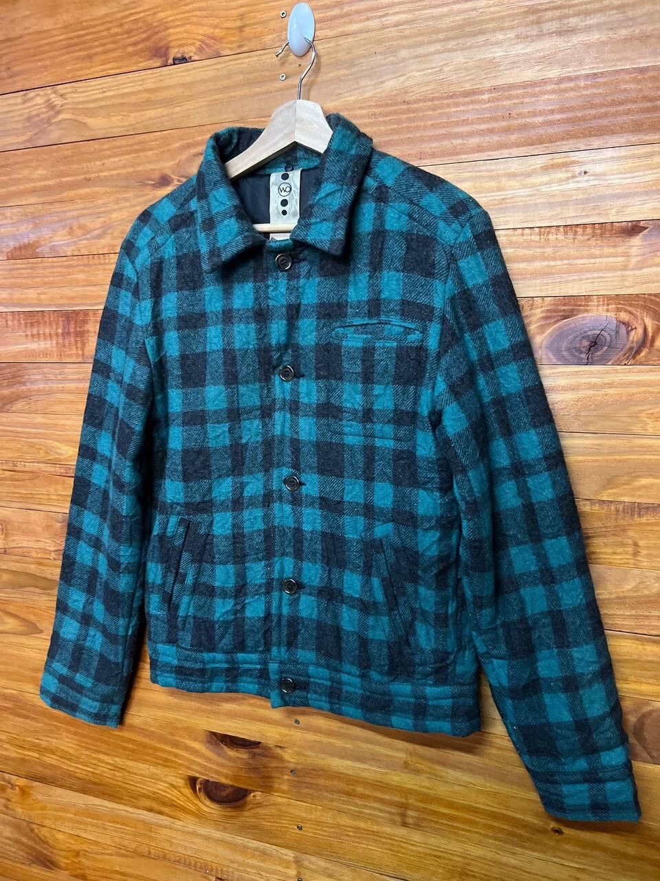Japanese Brand MOOD DOWN PLAID WOOL TARTAN JACKET Size US S / EU 44-46 / 1 - 3 Thumbnail