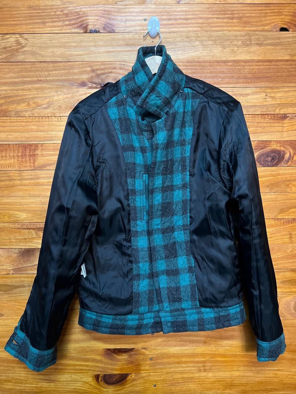 Japanese Brand MOOD DOWN PLAID WOOL TARTAN JACKET Size US S / EU 44-46 / 1 - 14 Thumbnail