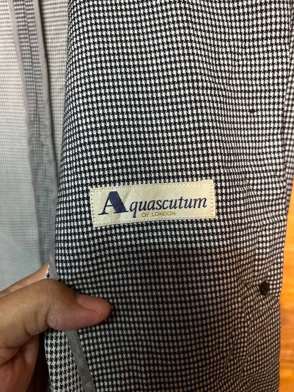 Aquascutum AQUASCUTUM OF LONDON PLAID SUIT/BLAZER MADE IN JAPAN Size 40S - 6 Thumbnail