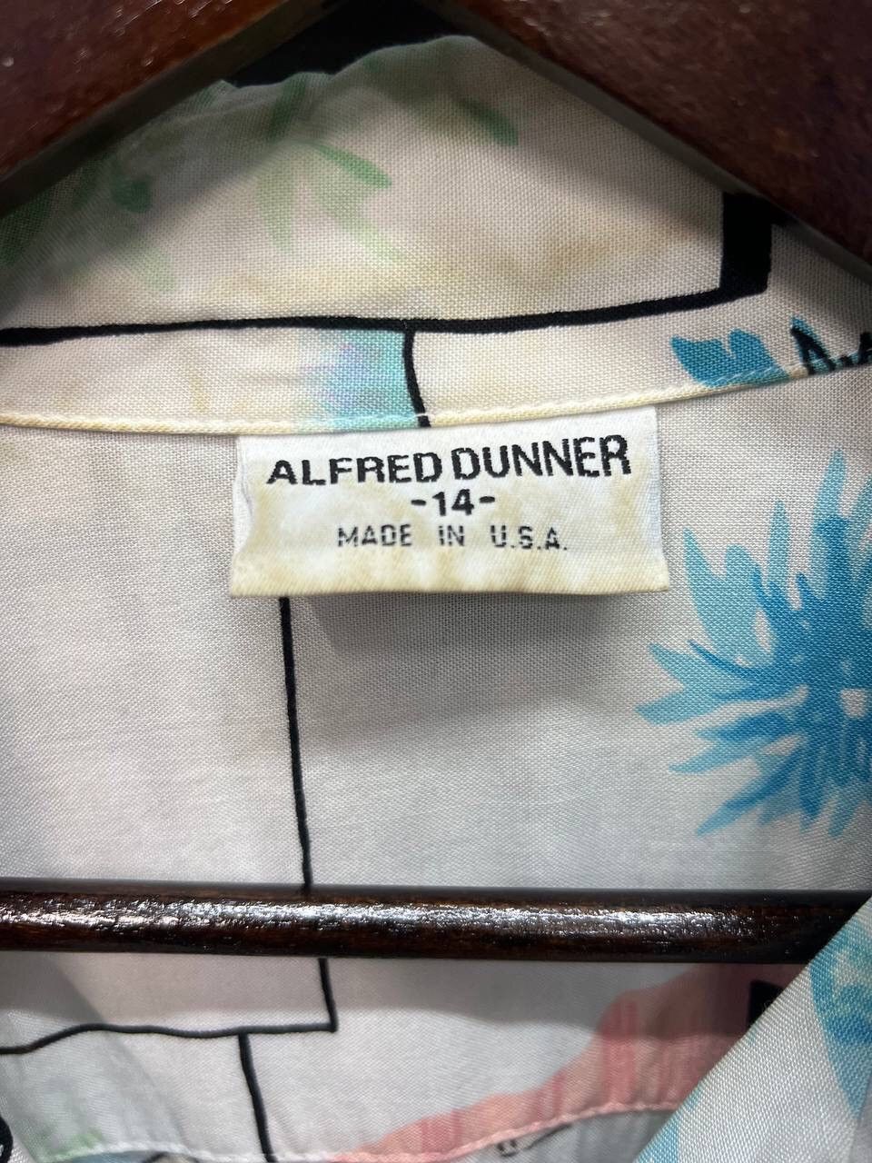 Vintage VINTAGE ALFRED DUNNER BUTTON UP SHIRT Size US L / EU 52-54 / 3 - 5 Thumbnail