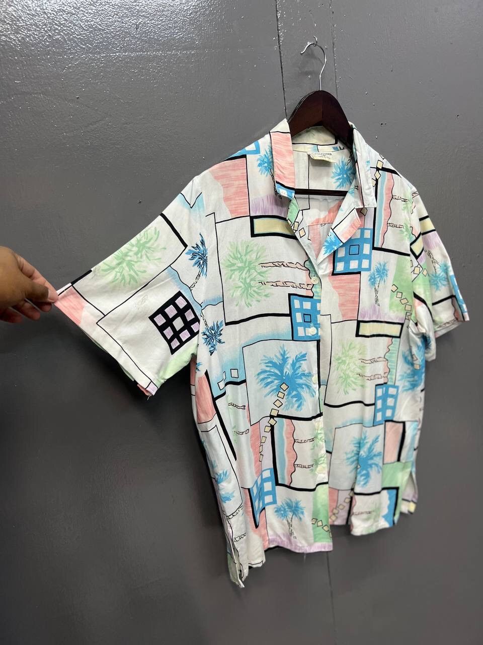 Vintage VINTAGE ALFRED DUNNER BUTTON UP SHIRT Size US L / EU 52-54 / 3 - 4 Thumbnail