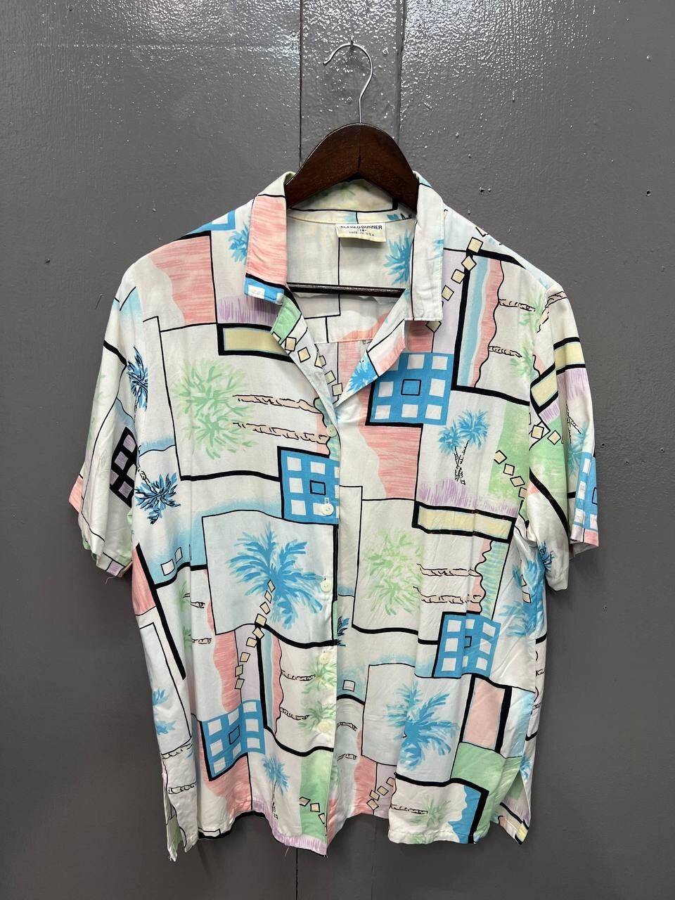 Vintage VINTAGE ALFRED DUNNER BUTTON UP SHIRT Size US L / EU 52-54 / 3 - 1 Thumbnail