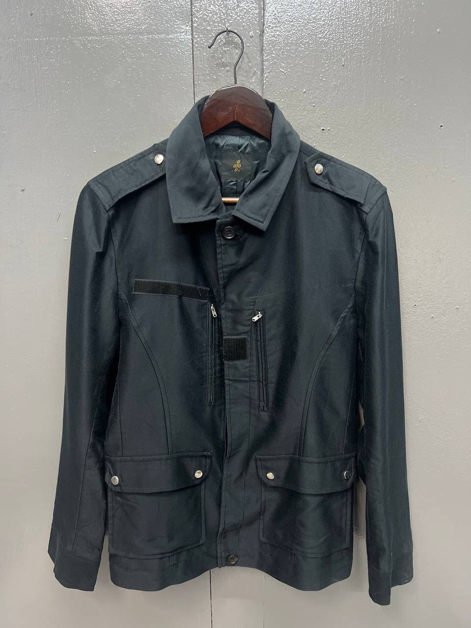 ato Ato Black Zip Jacket modelled Chika Aoyama | Grailed